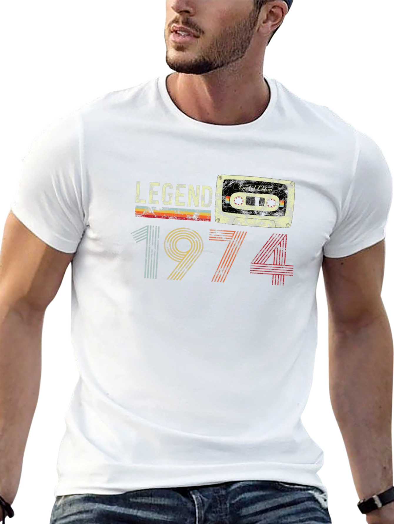 Legend 1974 Cassette Tape Graphic T-Shirt