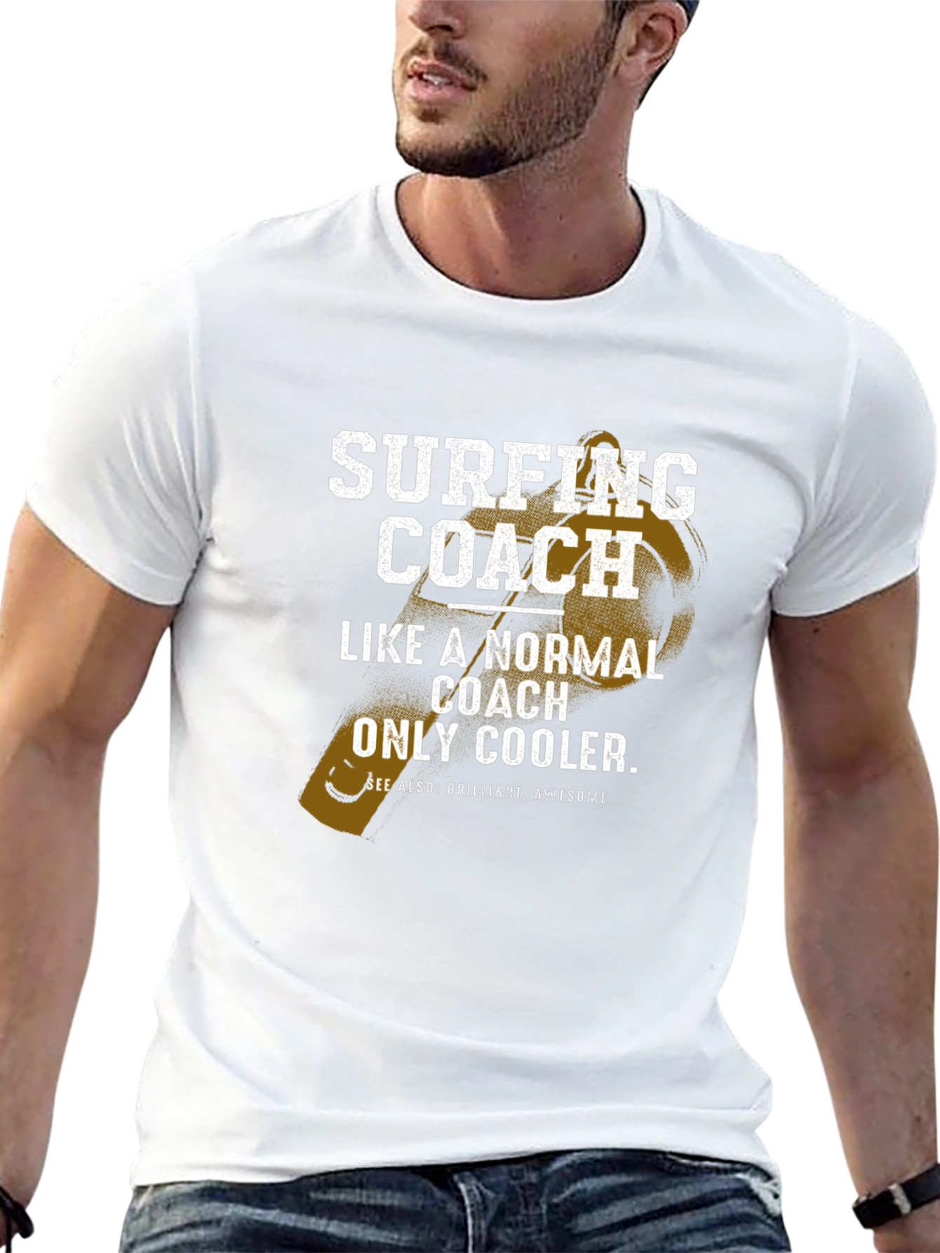 Surfing Coach T-Shirt - Cool Coach Apparel