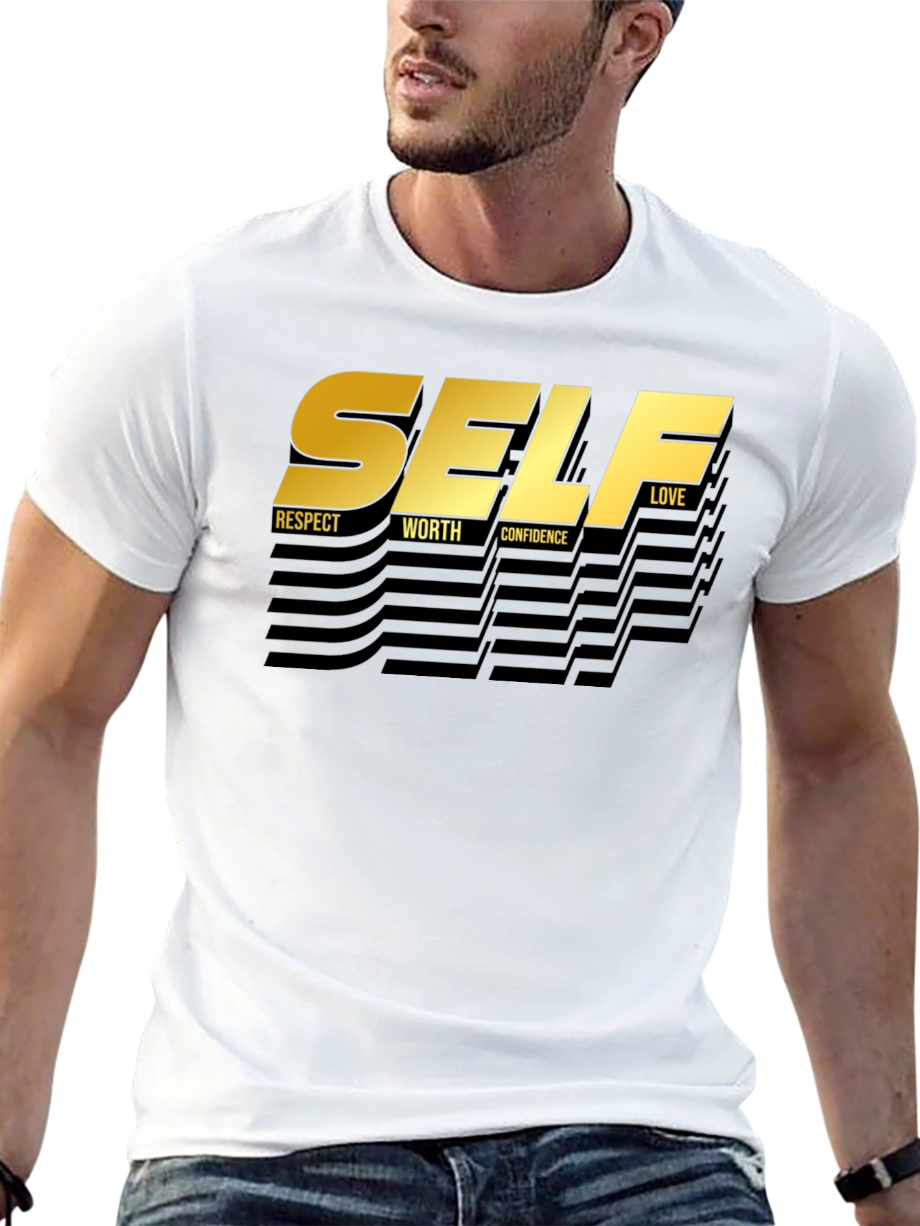 Self Love T-Shirt - Respect Worth Confidence