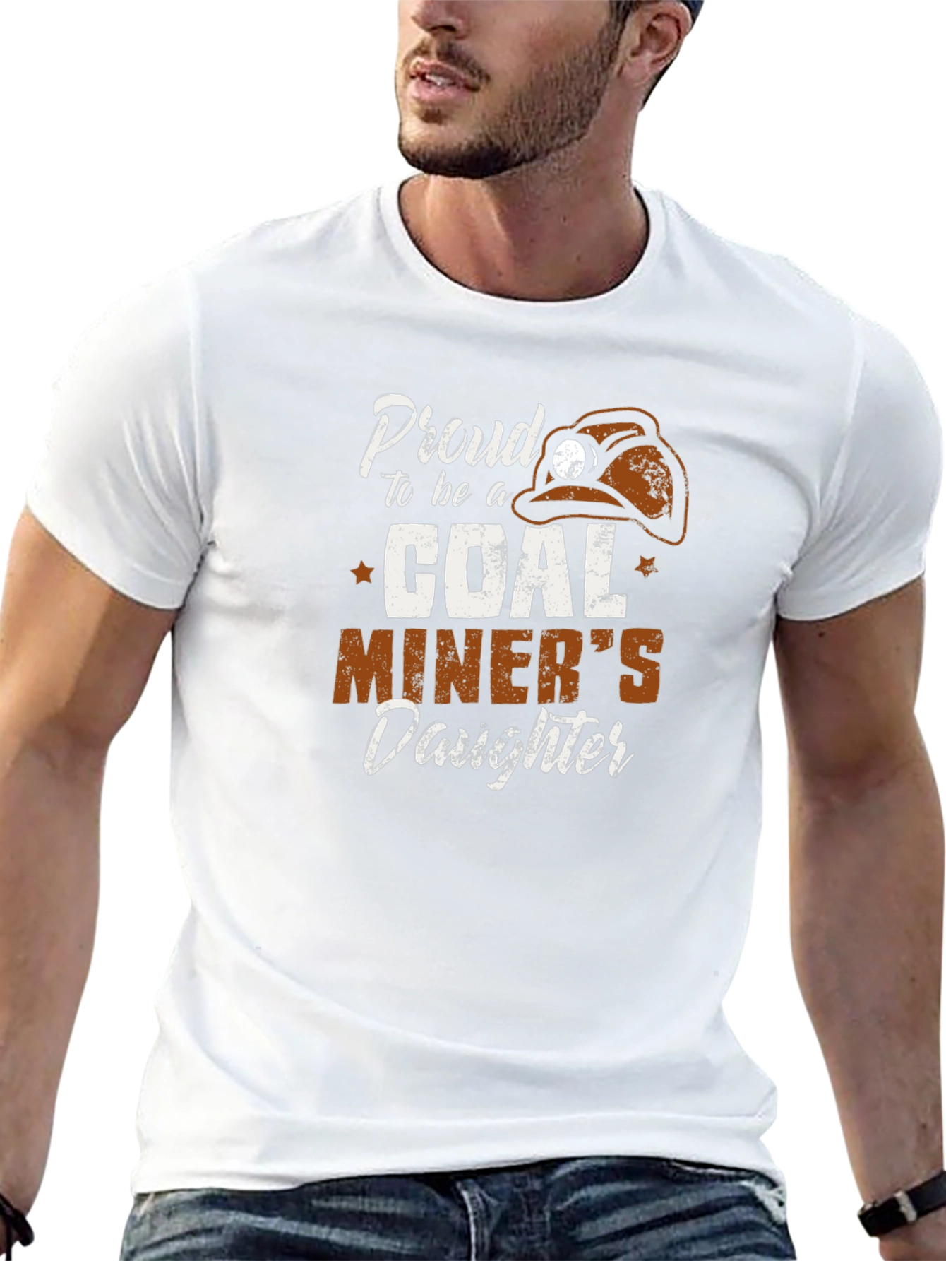 Proud Coal Miners Daughter T-Shirt - Black