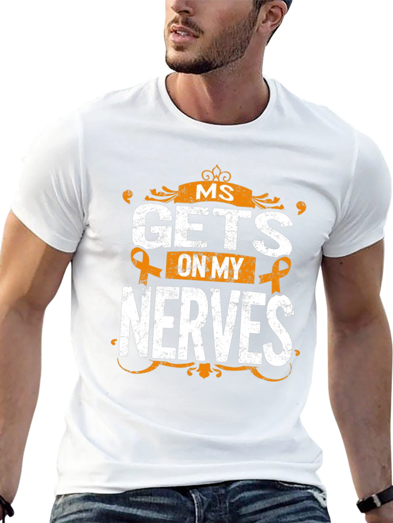 MS Awareness T-Shirt - Gets On My Nerves