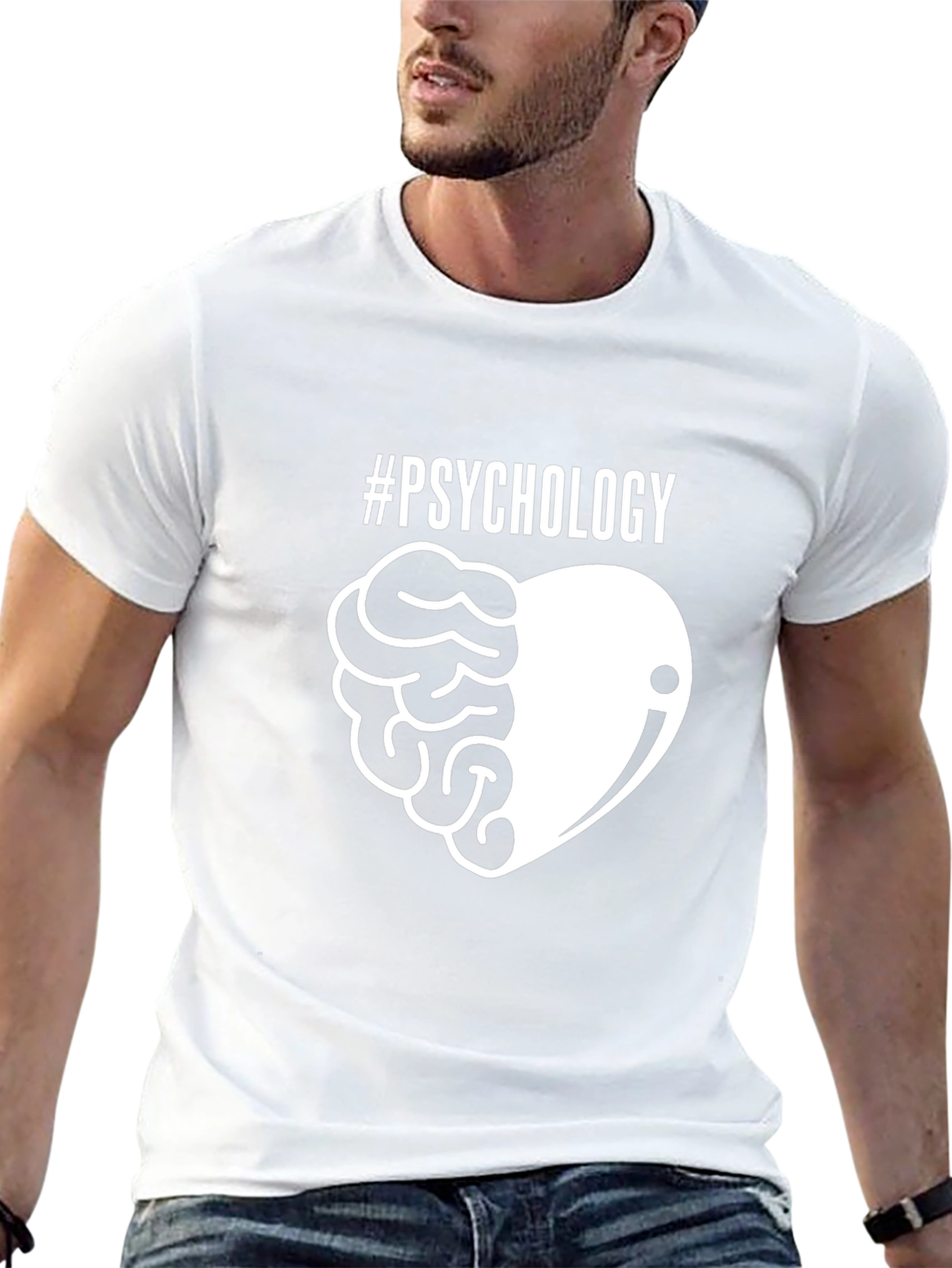 Psychology Brain & Heart T-Shirt