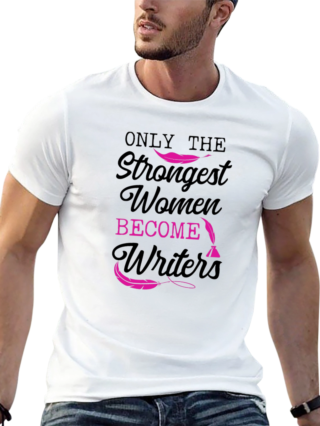 Strongest Women Writers Black Graphic T-Shirt