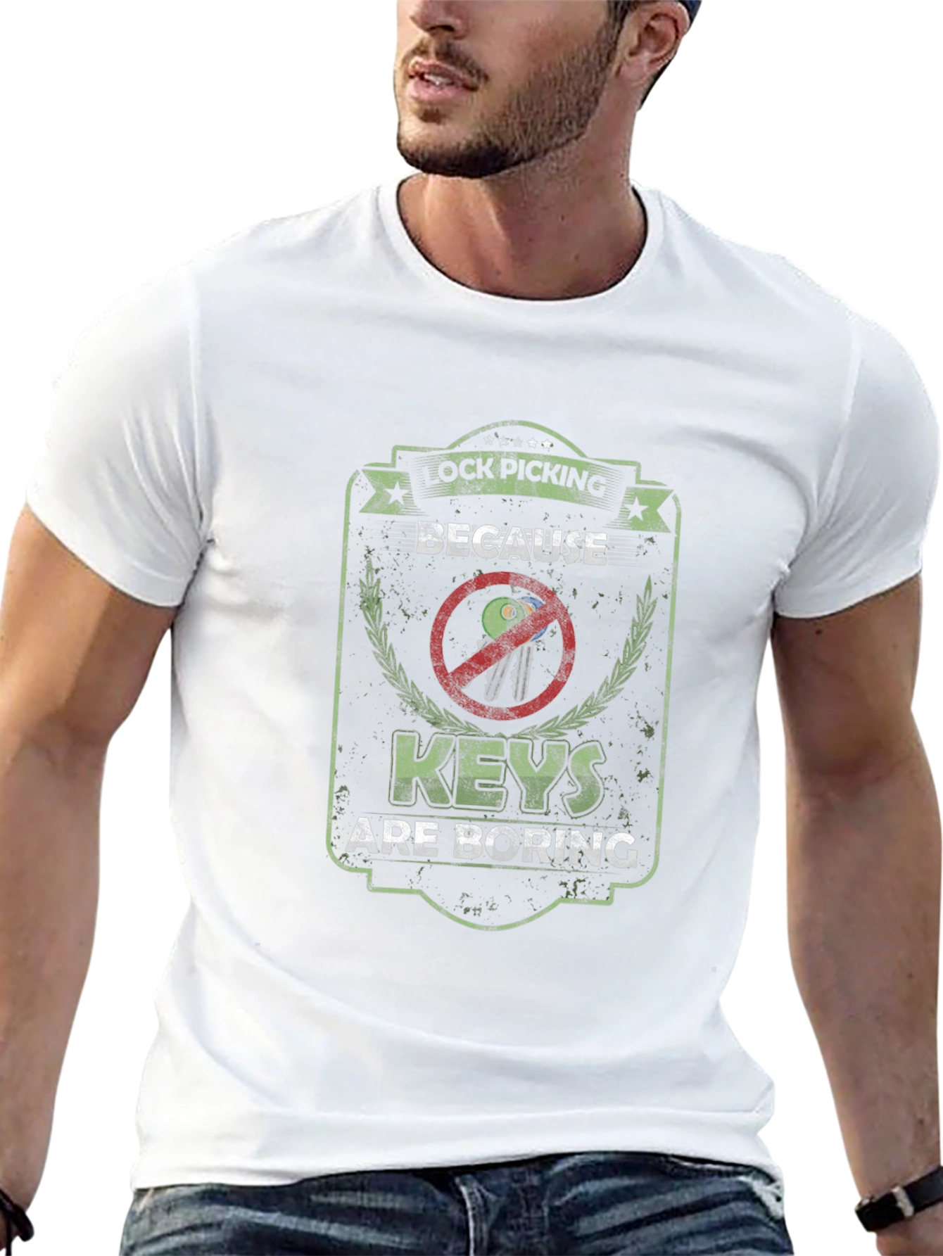 Lock Picking T-Shirt - Because Keys are Boring