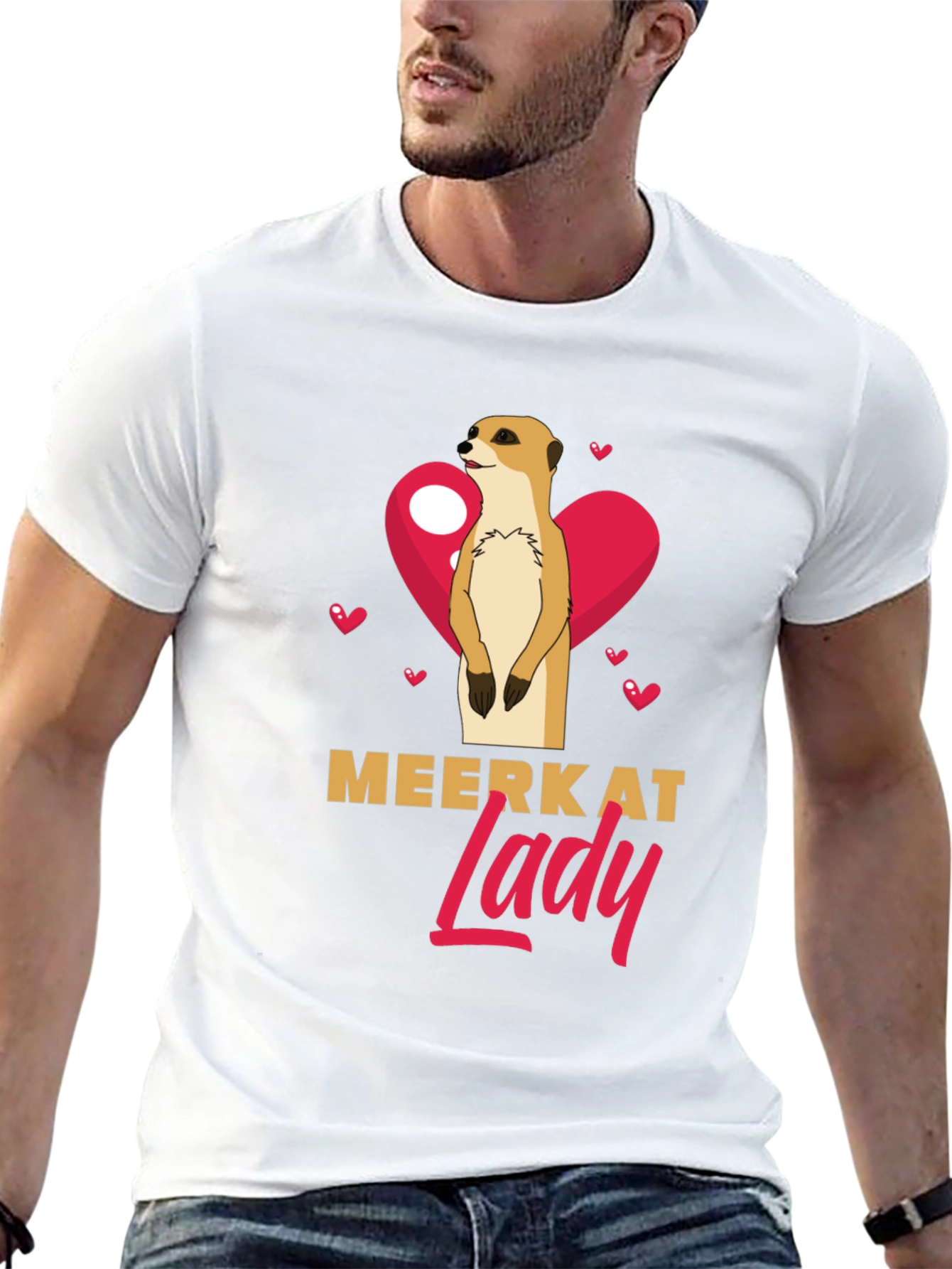 Meerkat Lady T-Shirt - Cute Animal Graphic Tee