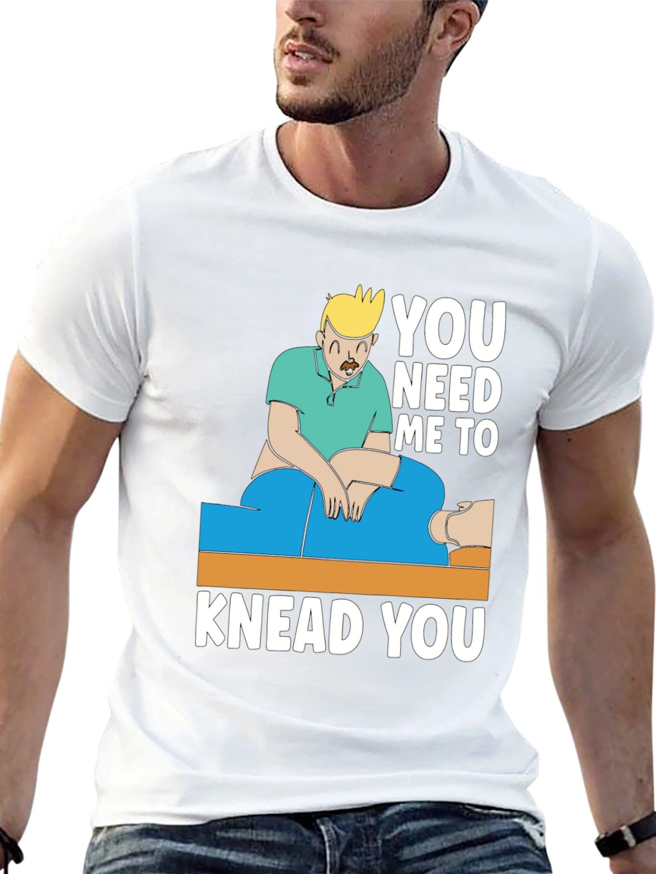 Massage Therapist Humor T-Shirt - Knead You