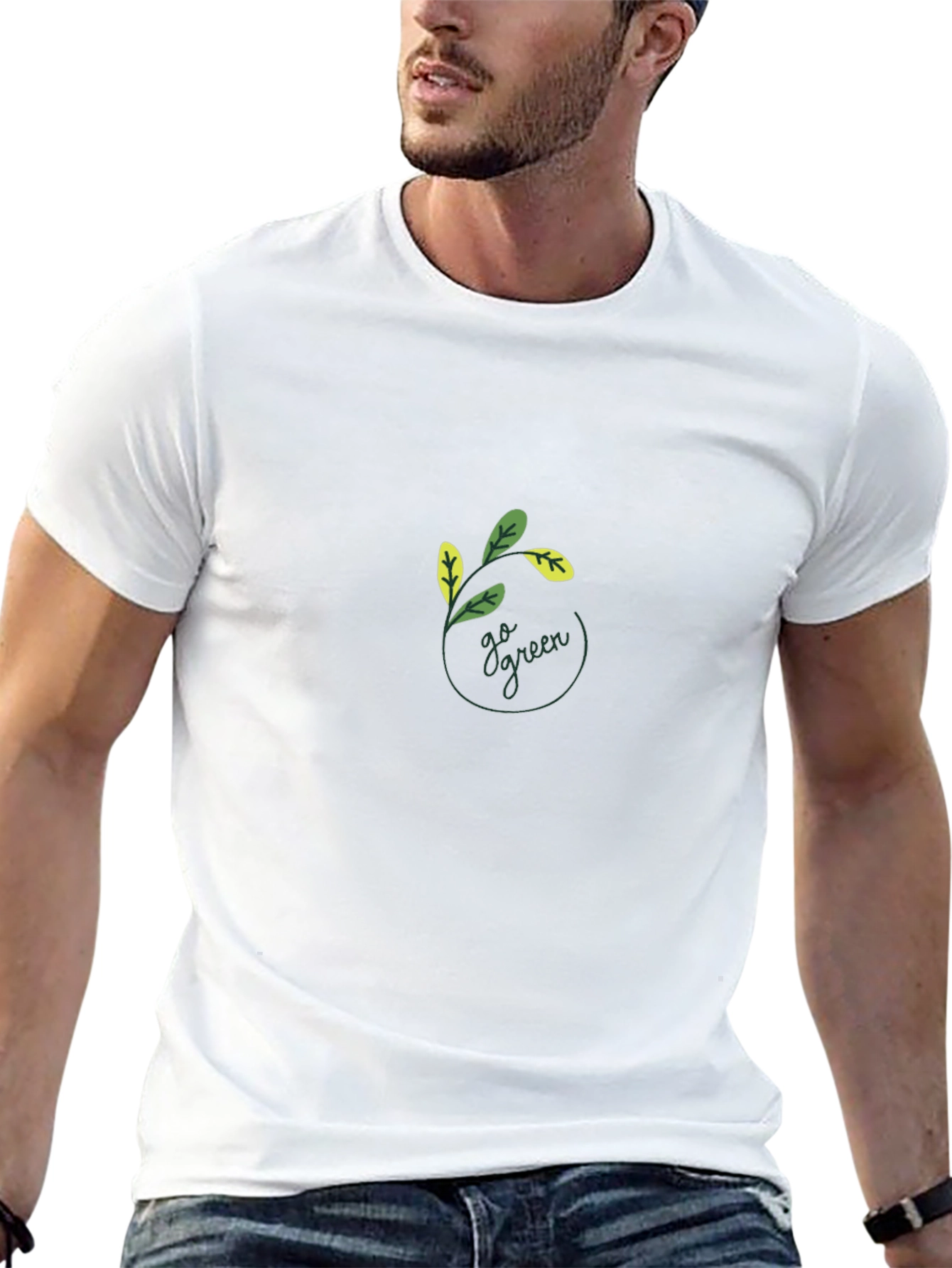 Go Green Graphic Tee - Eco-Friendly Style