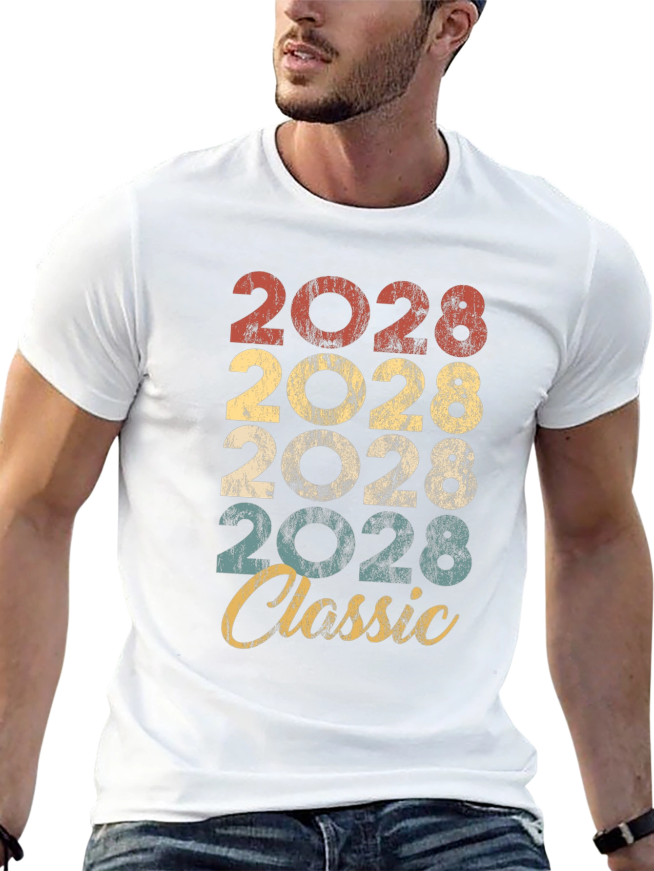 Retro 2028 Classic Graphic T-Shirt