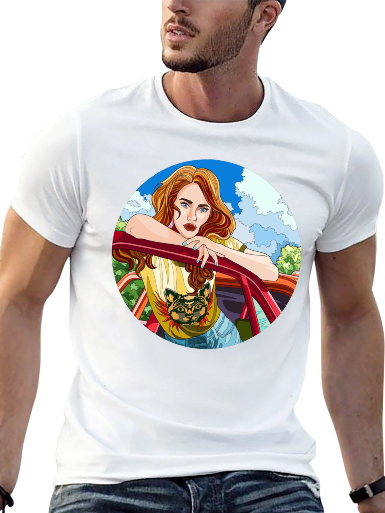 Cartoon Girl T-Shirt: Edgy Stylish & Unique