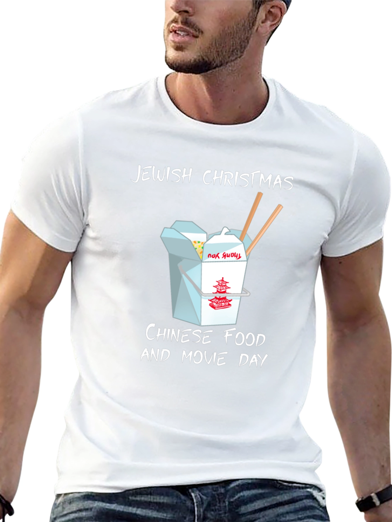 Jewish Christmas Chinese Food & Movie Day T-Shirt