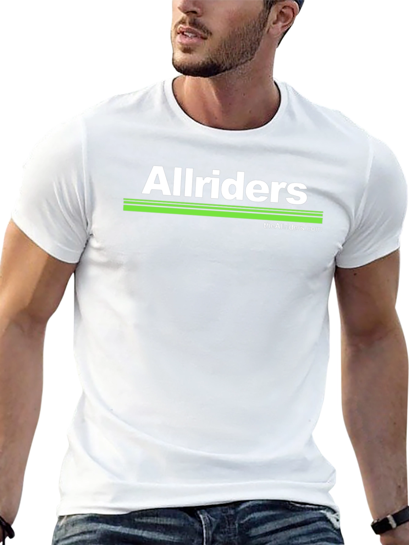 Allriders Black Graphic Tee