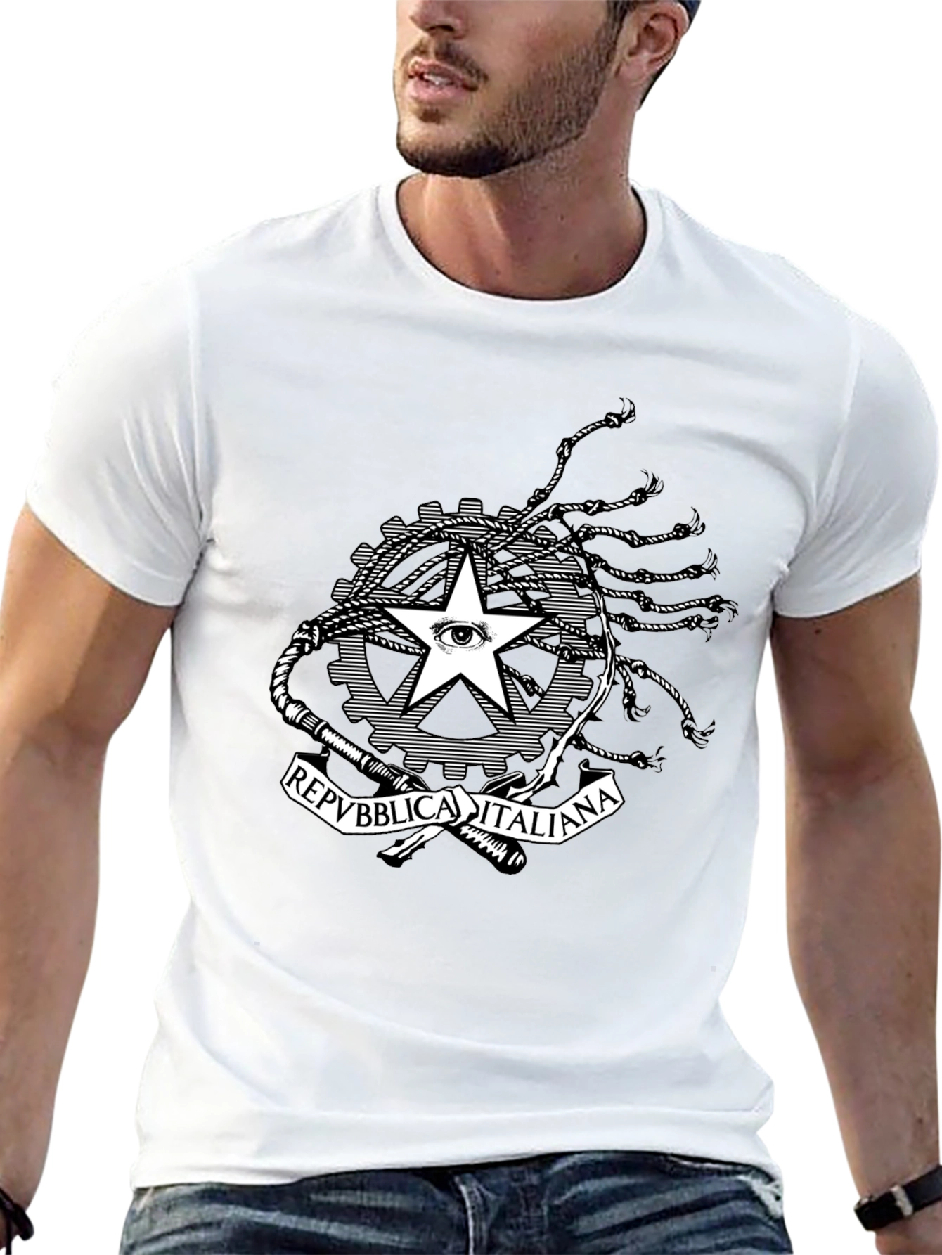 Italian Republic Emblem T-Shirt