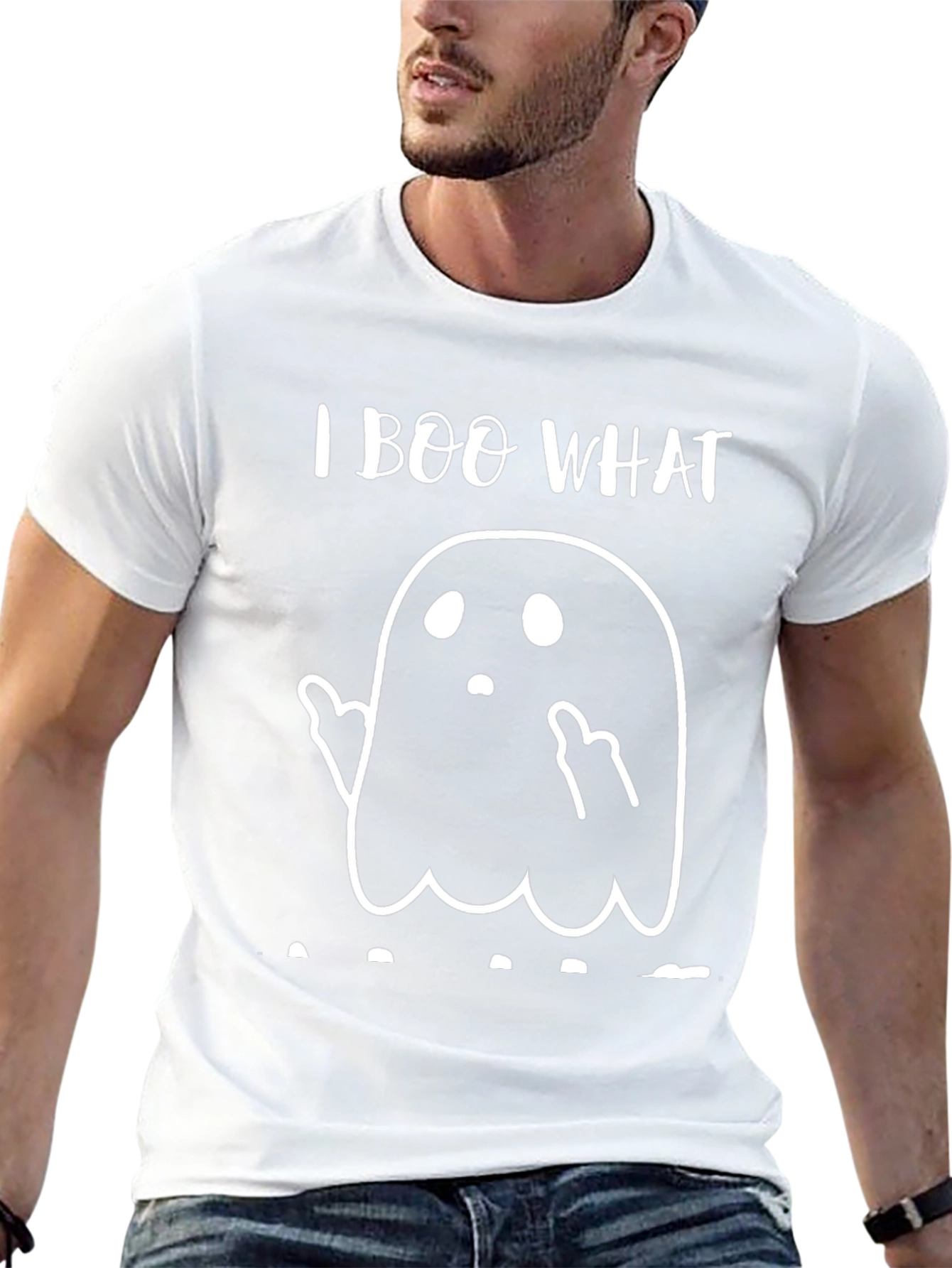 I Boo What I Want Ghost Graphic Tee