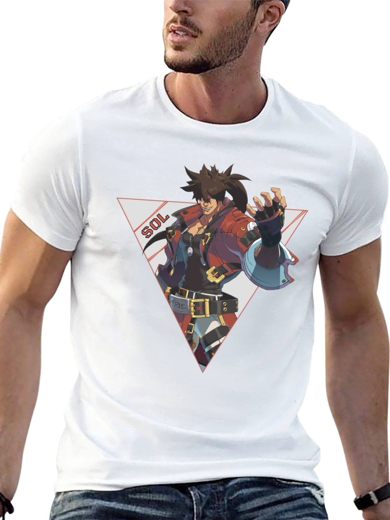 Sol Badguy Guilty Gear Strive Black T-Shirt