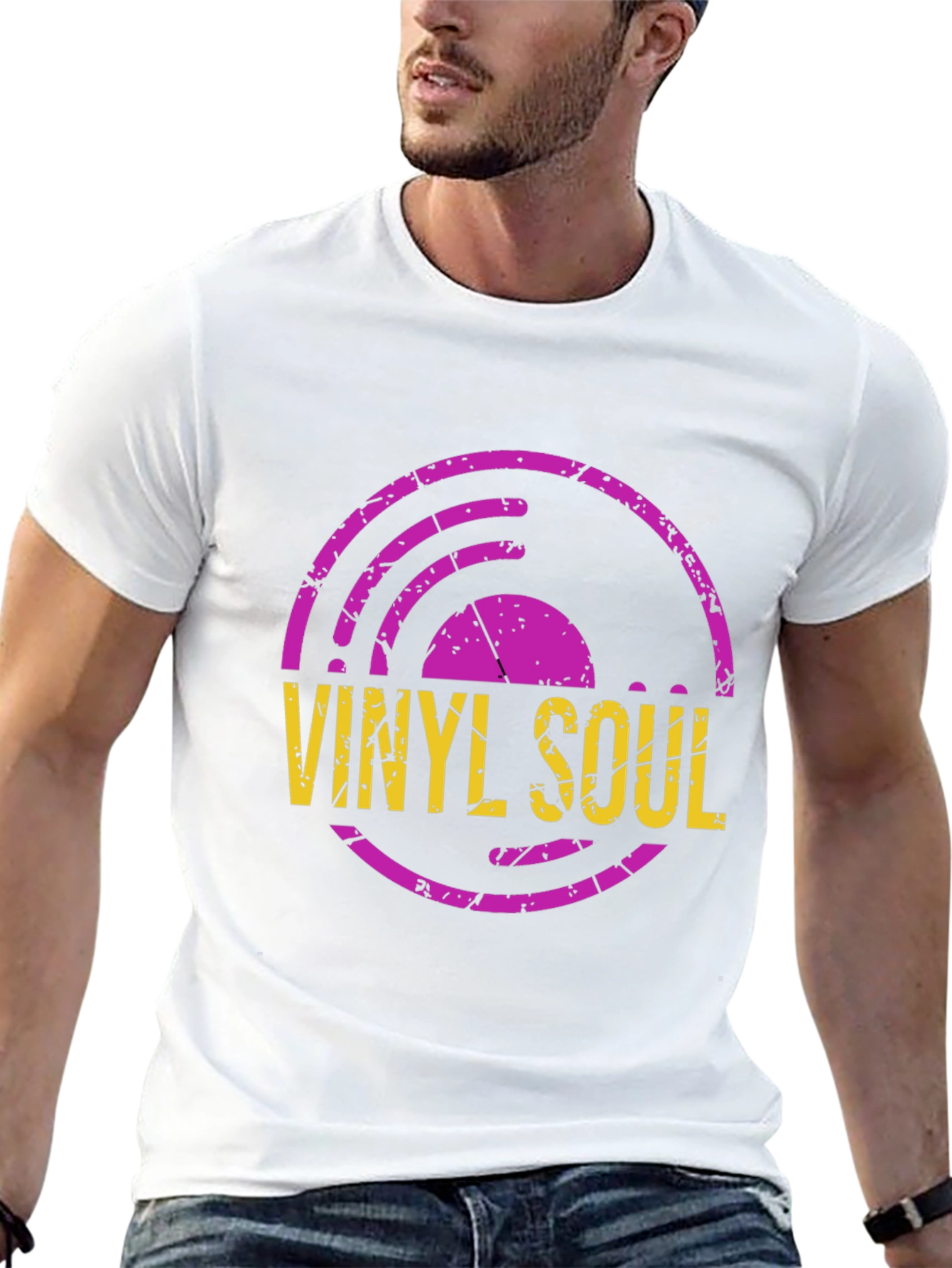 Vinyl Soul Graphic T-Shirt