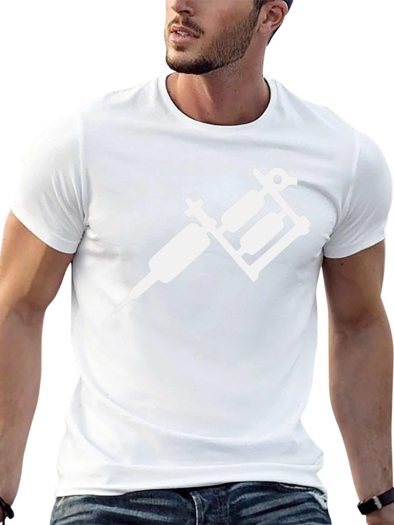 Tattoo Machine Graphic Tee - Cool Ink Lover Shirt