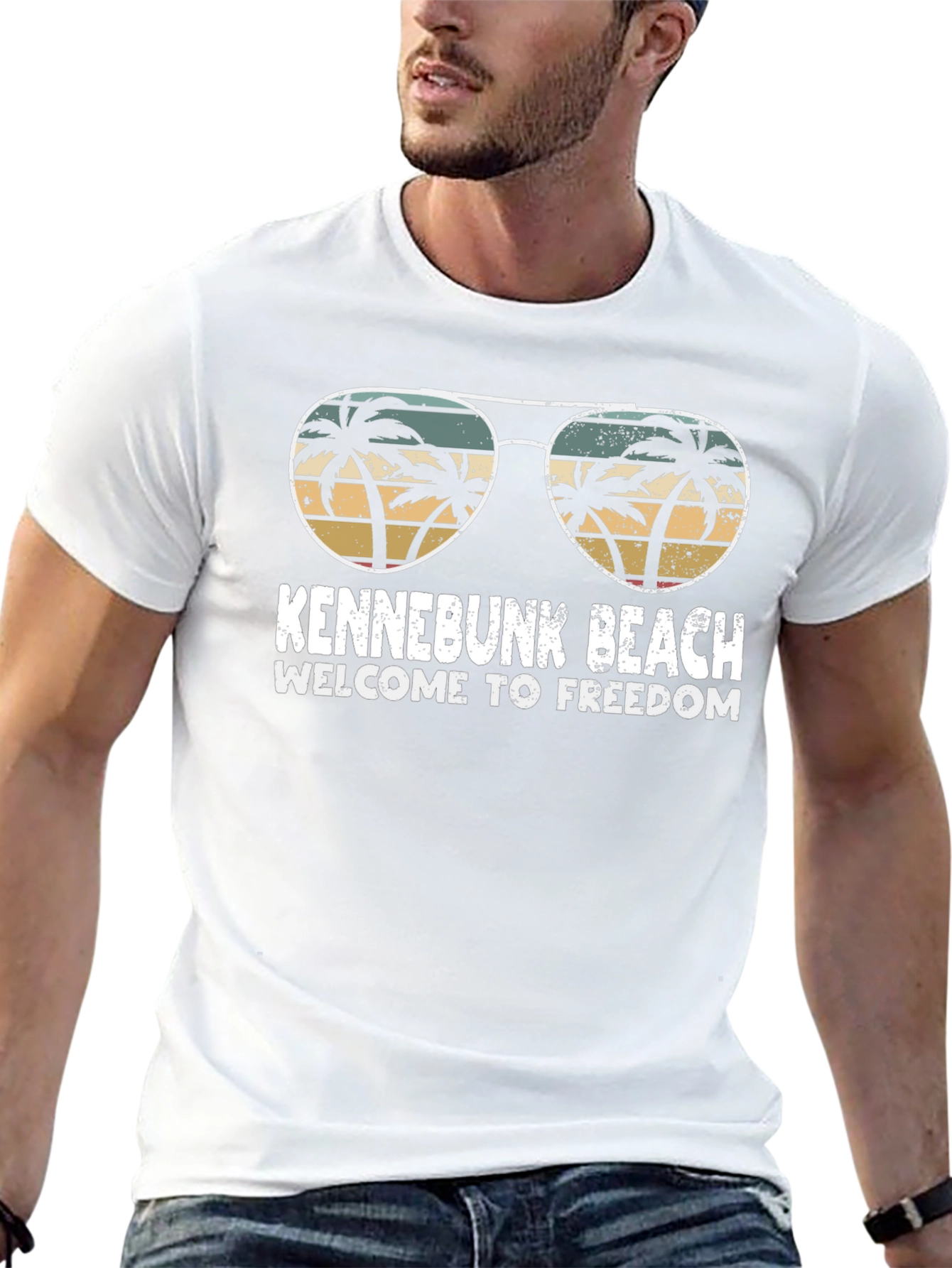 Kennebunk Beach Sunglasses T-Shirt
