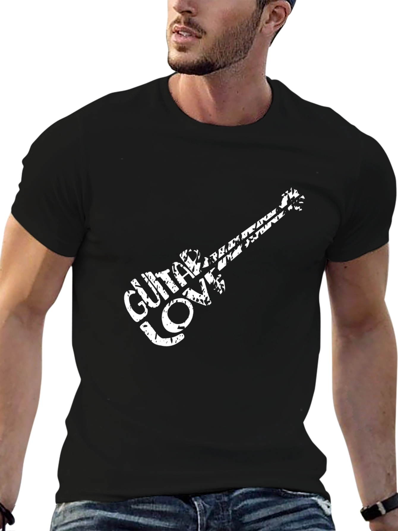 Guitar Love Black T-Shirt