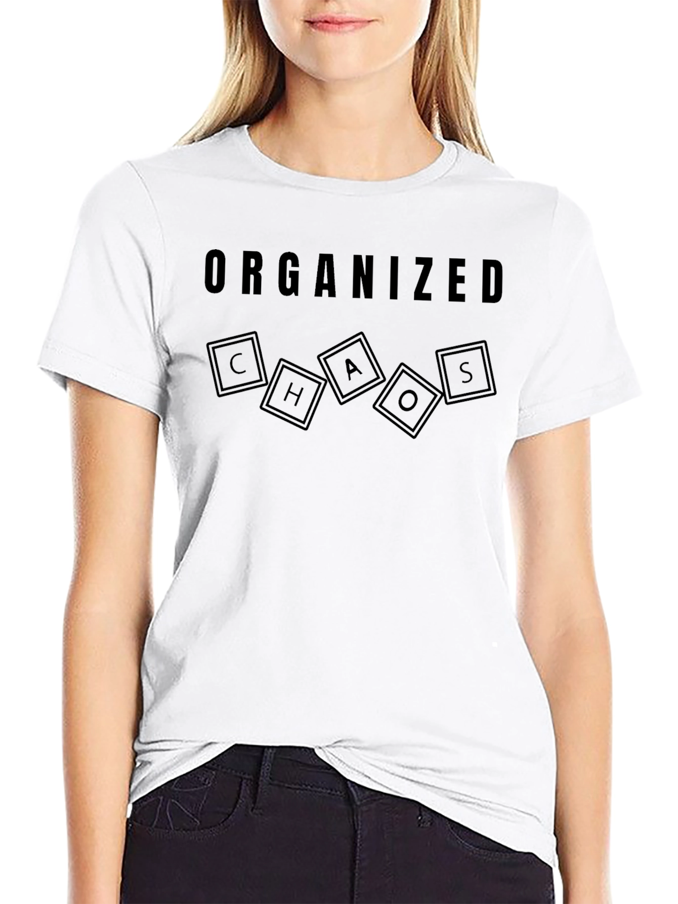 Organized Chaos Graphic Tee - Mens Casual T-Shirt