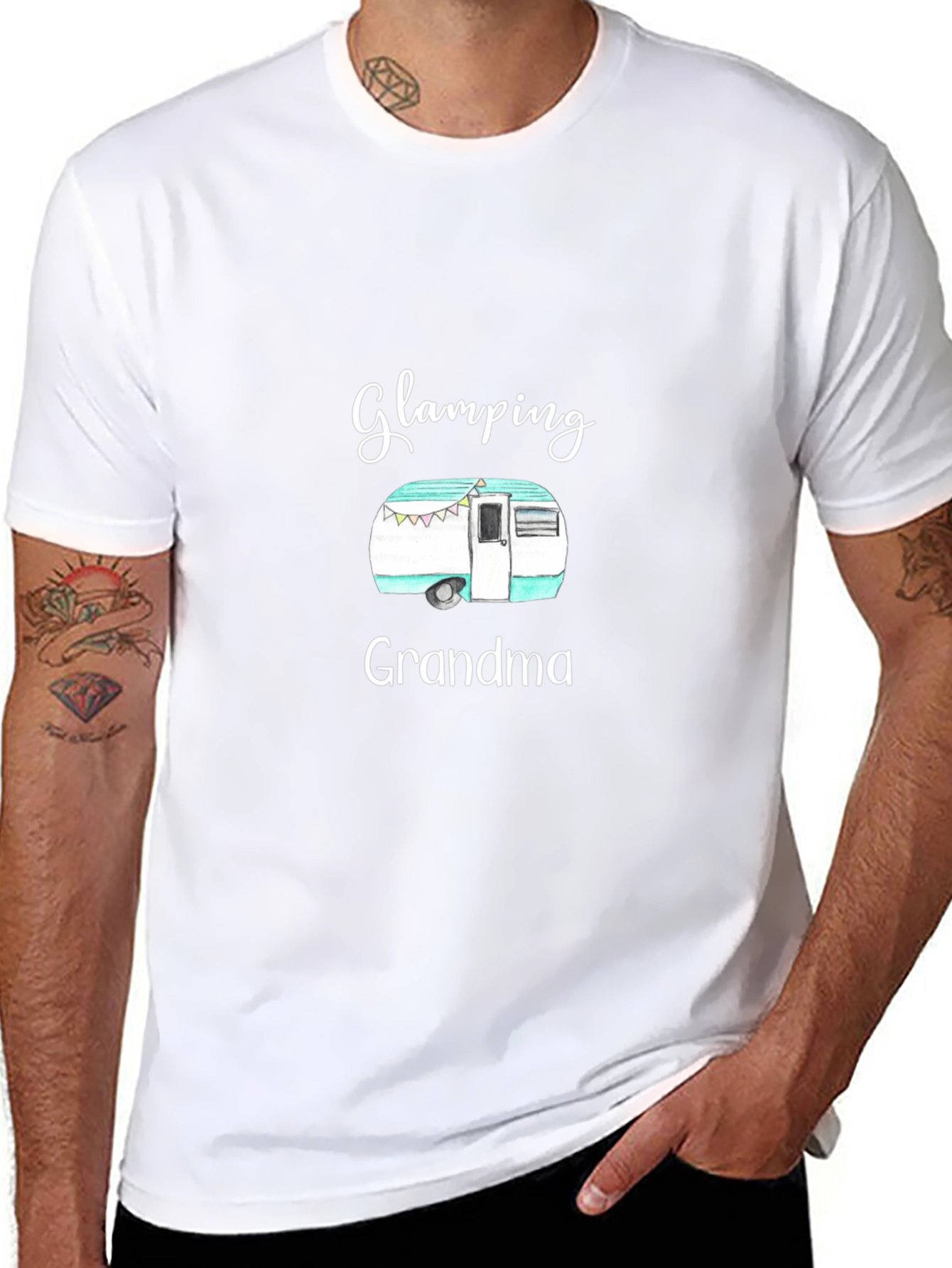 Glamping Grandma T-Shirt - Novelty Camping Apparel