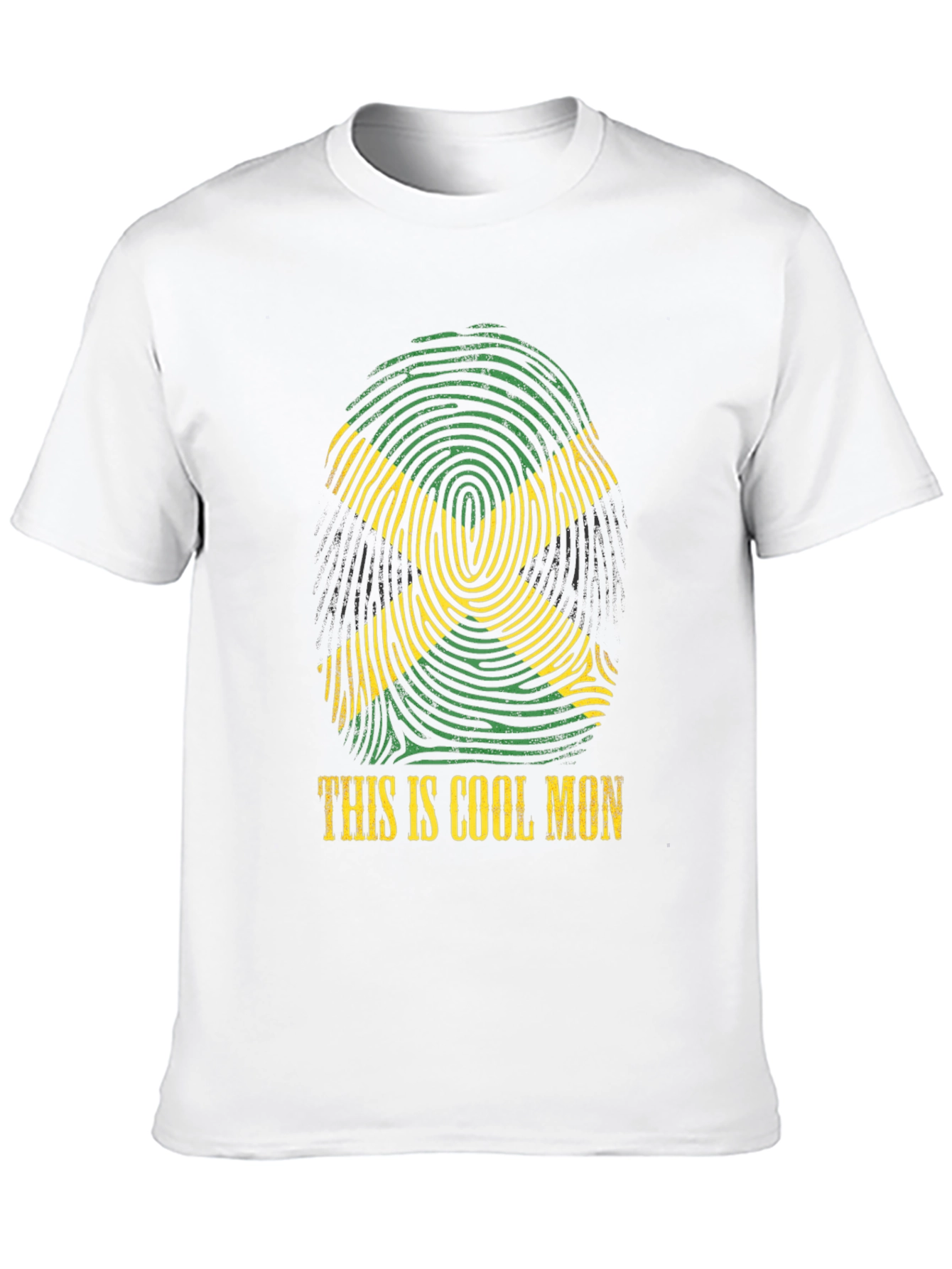 Jamaican Fingerprint Flag T-Shirt