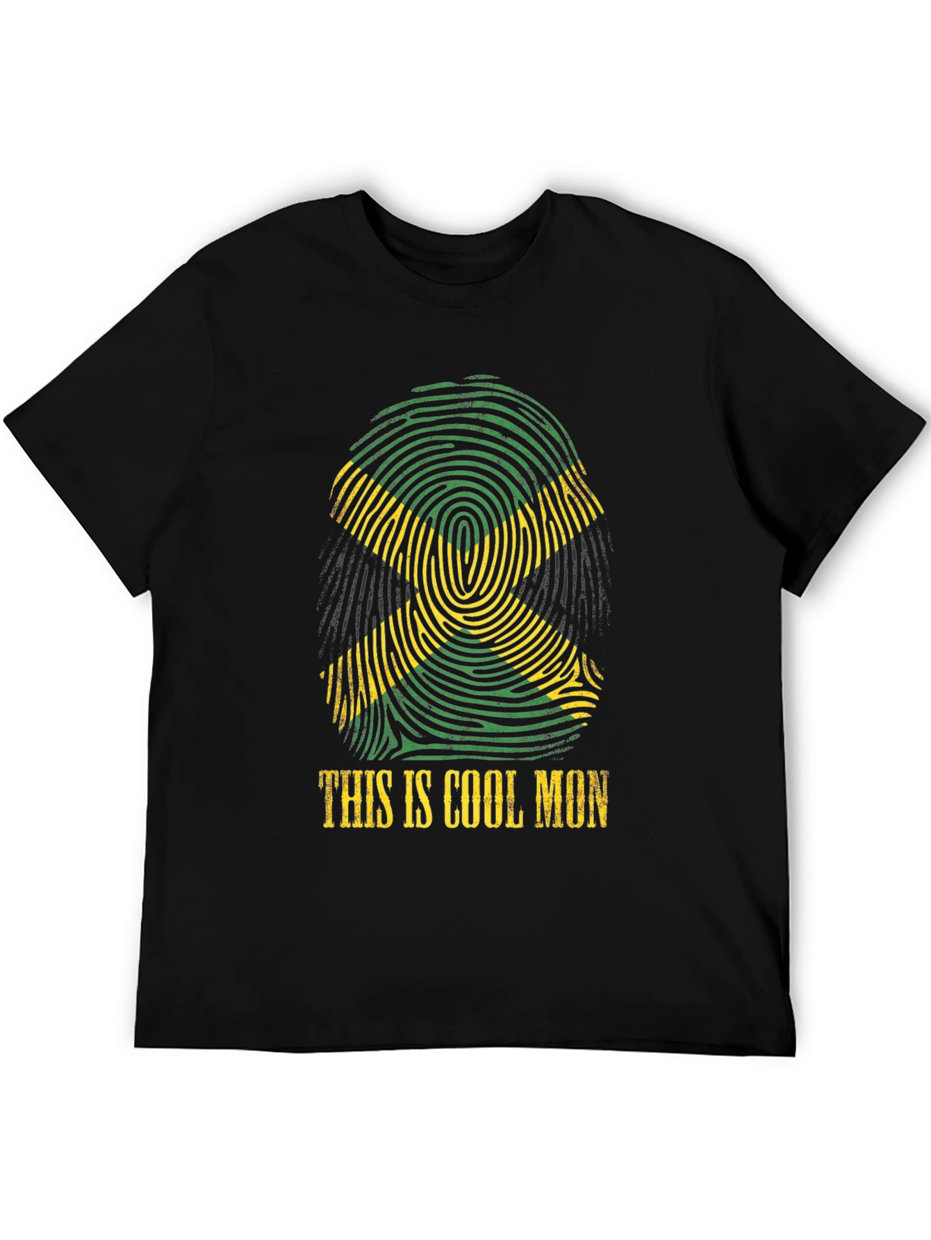 Jamaican Fingerprint Flag T-Shirt