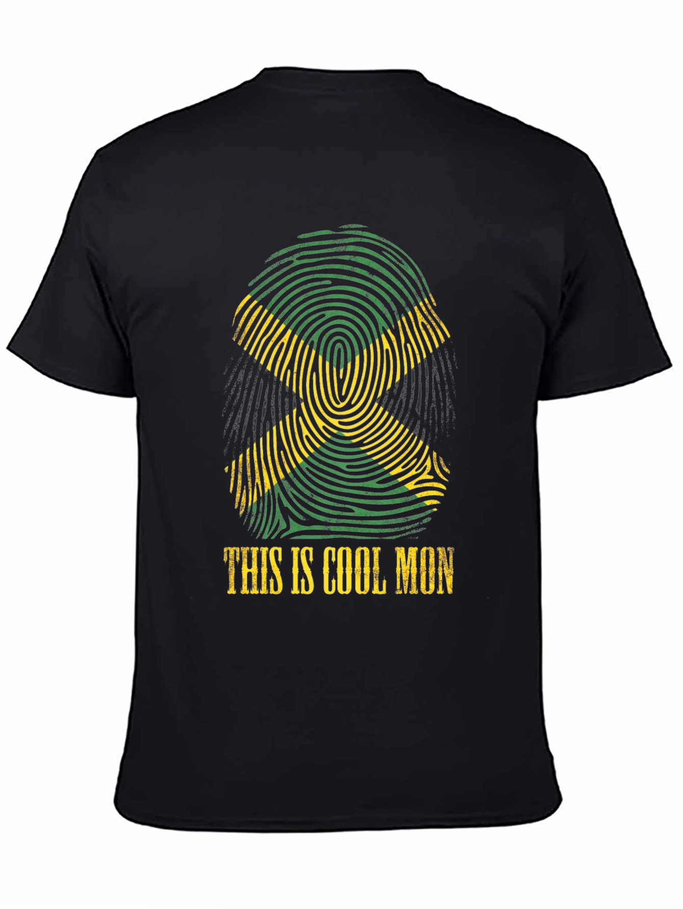 Jamaican Fingerprint Flag T-Shirt