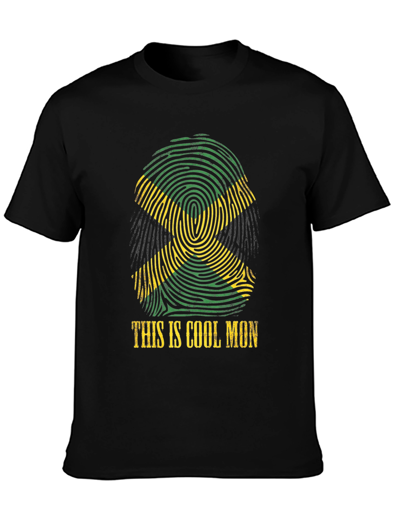 Jamaican Fingerprint Flag T-Shirt