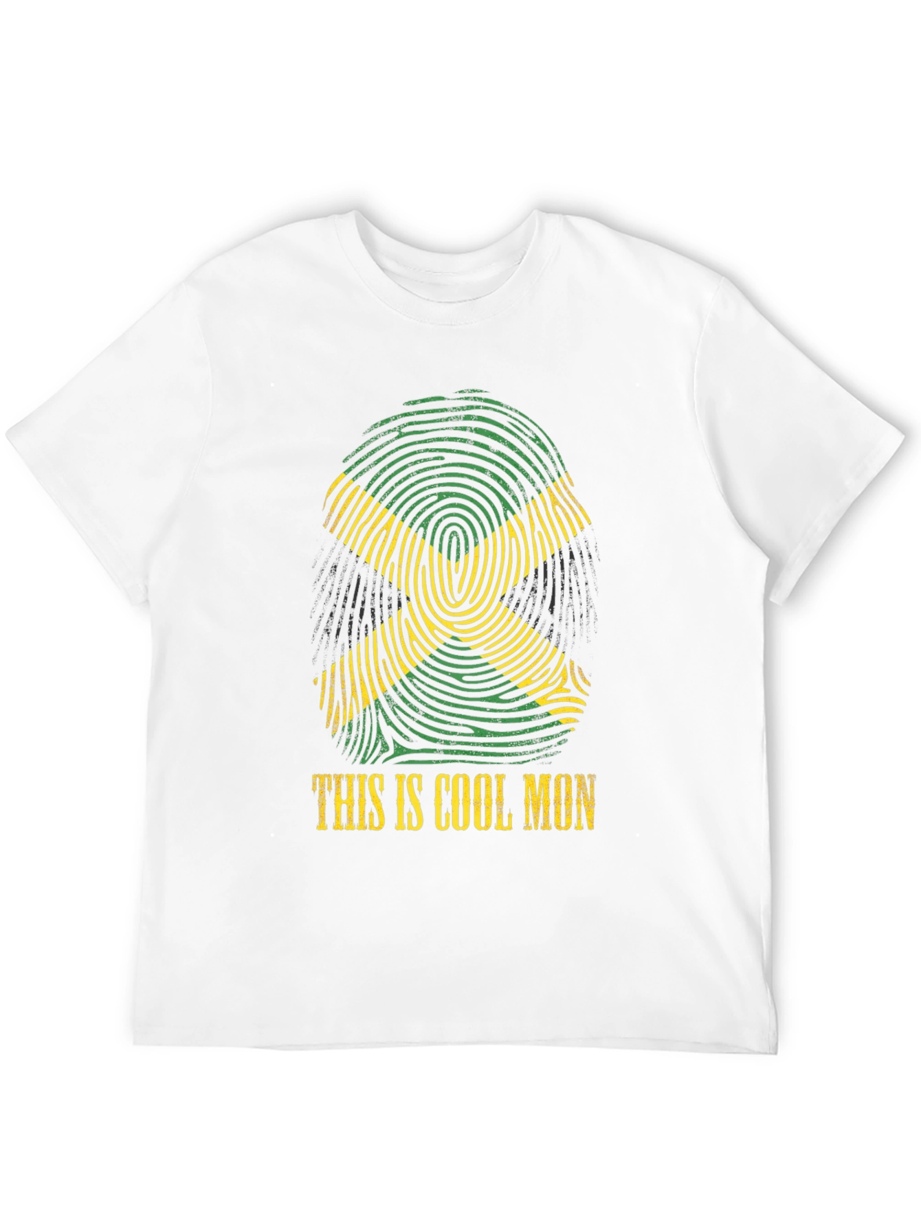 Jamaican Fingerprint Flag T-Shirt