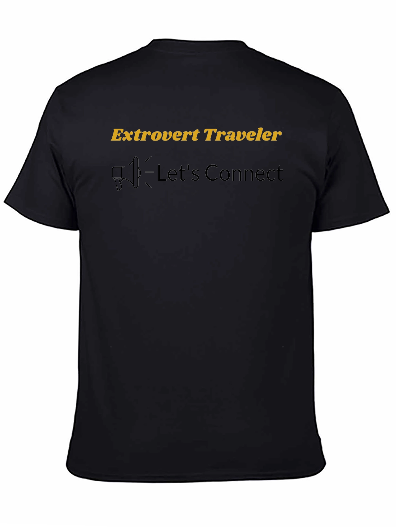 Extrovert Traveler T-Shirt - Lets Connect