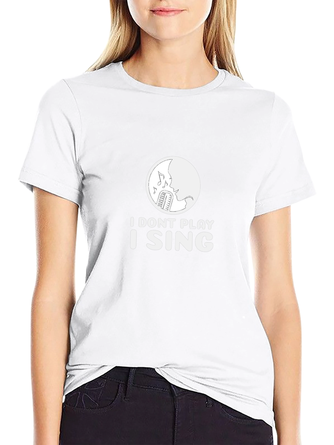I SING Graphic Tee - Musicians Statement Shirt
