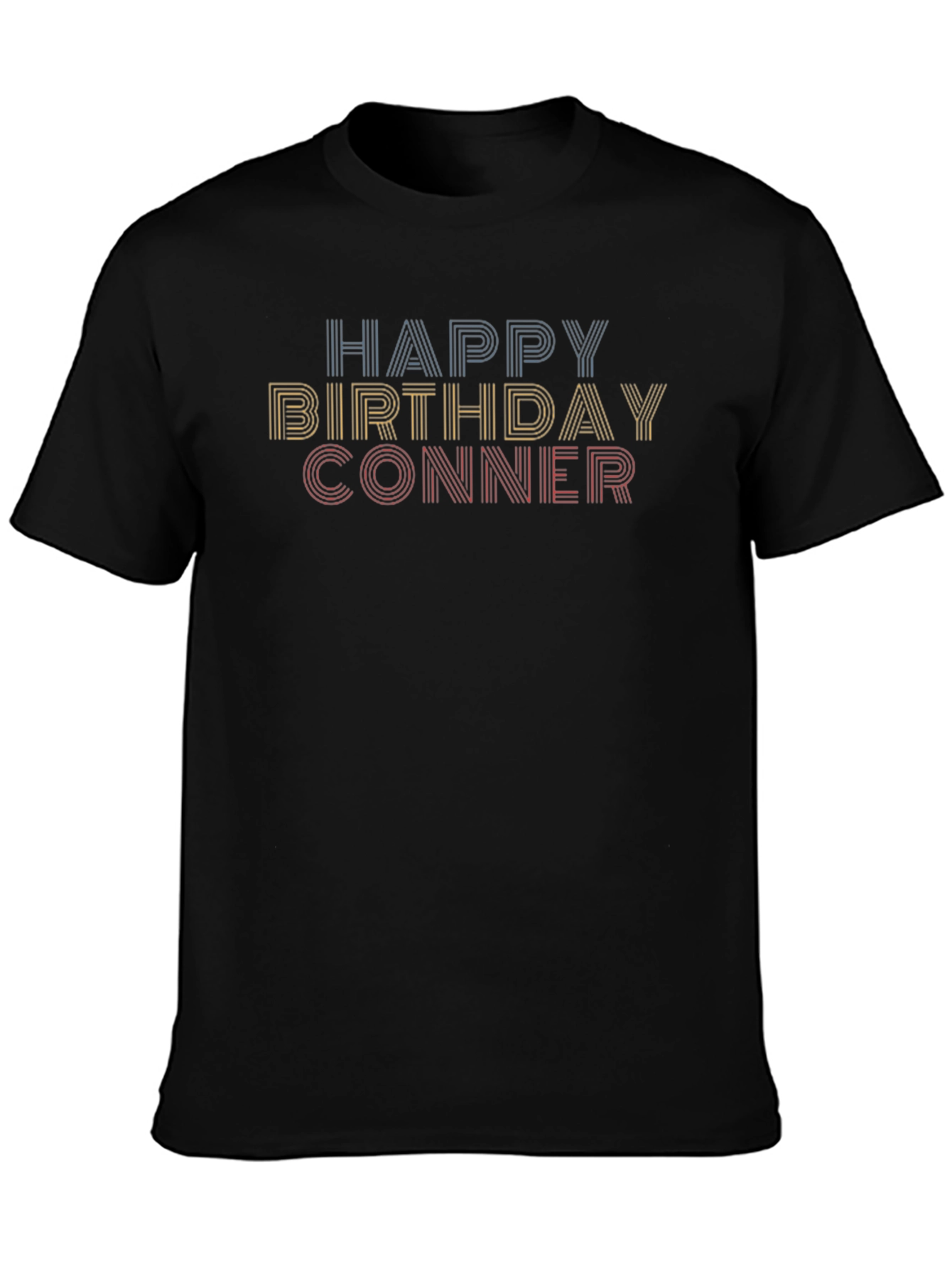 Happy Birthday Conner T-Shirt - Retro Style
