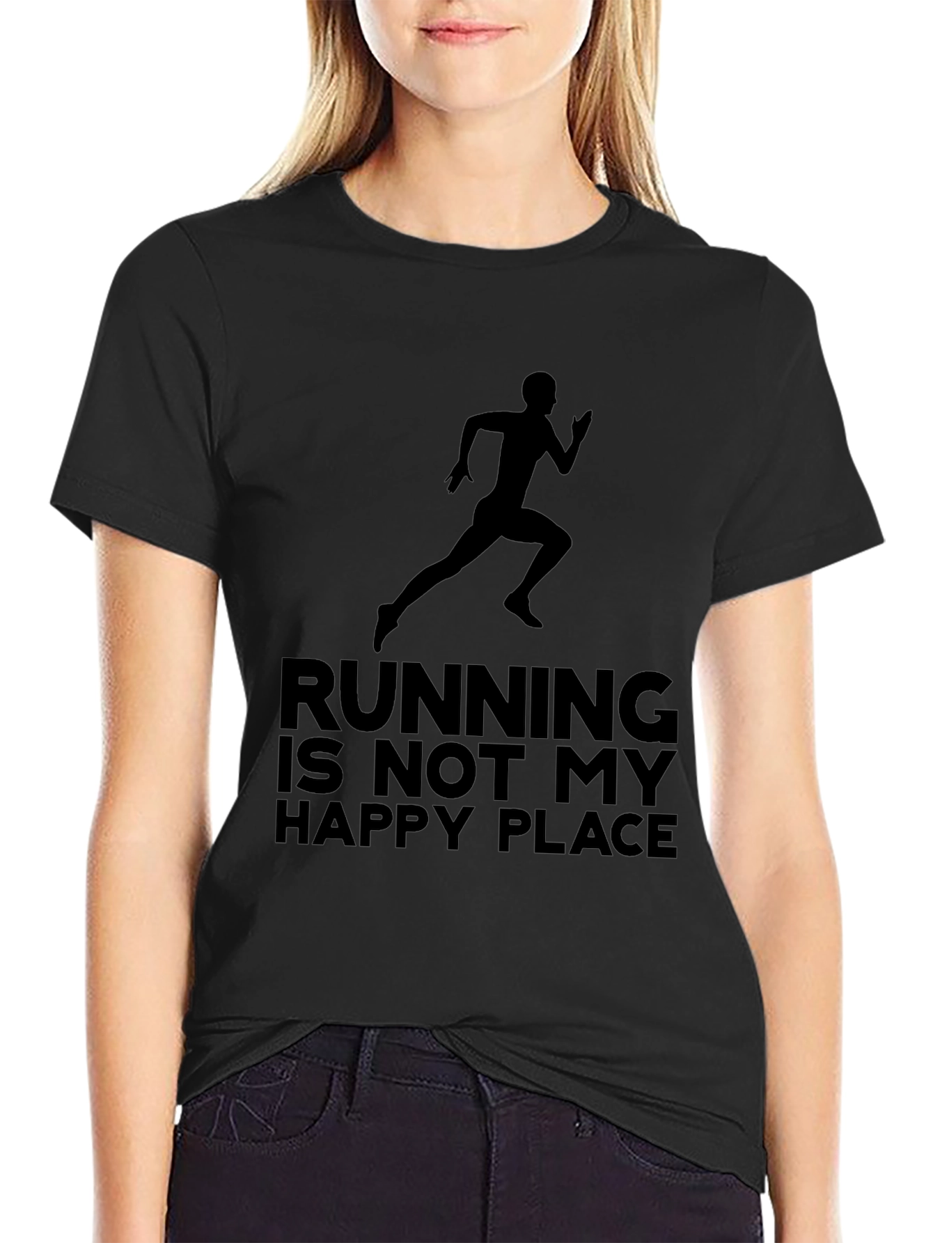 Running Is Not My Happy Place T-Shirt