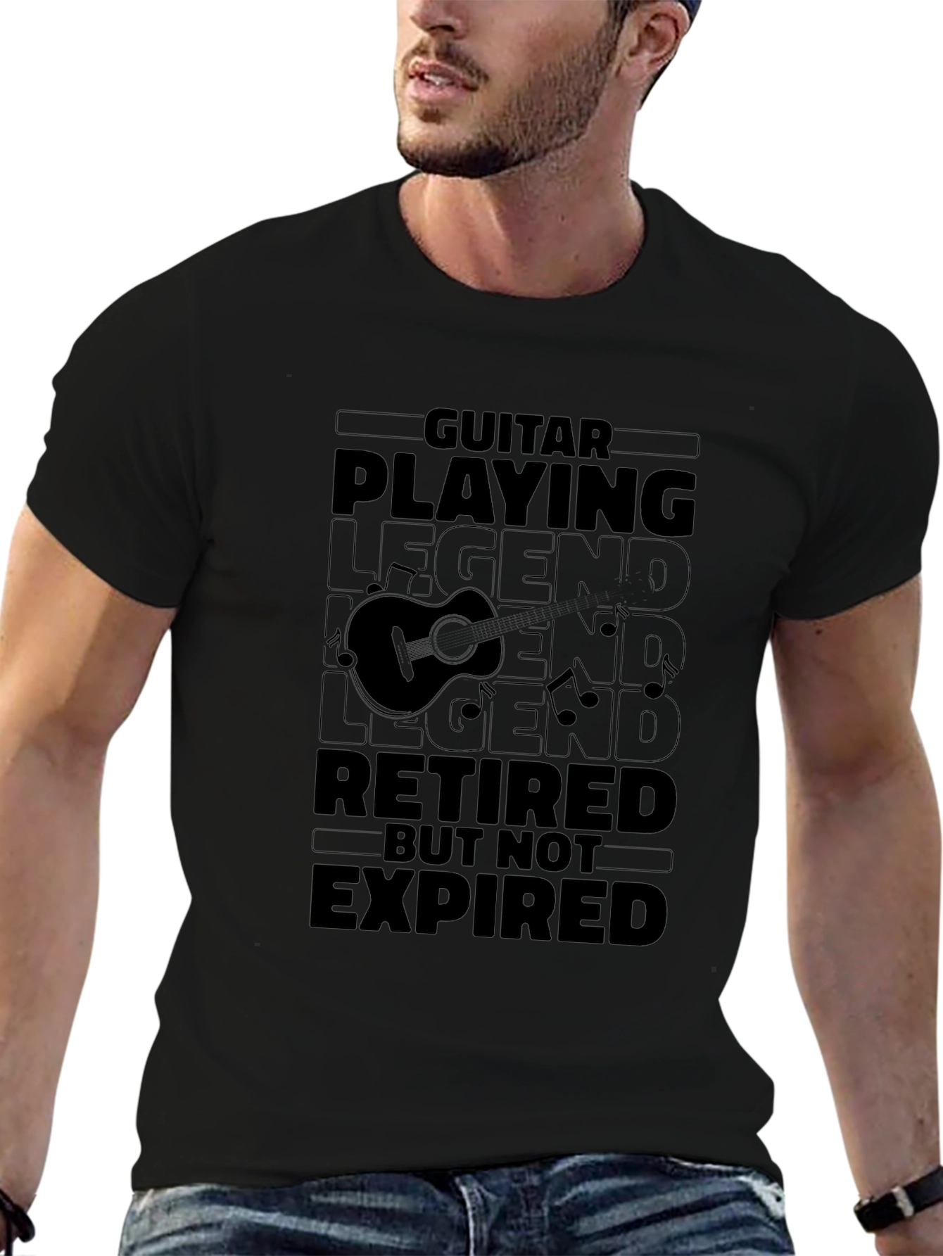 Guitar Playing Legend Retired T-Shirt