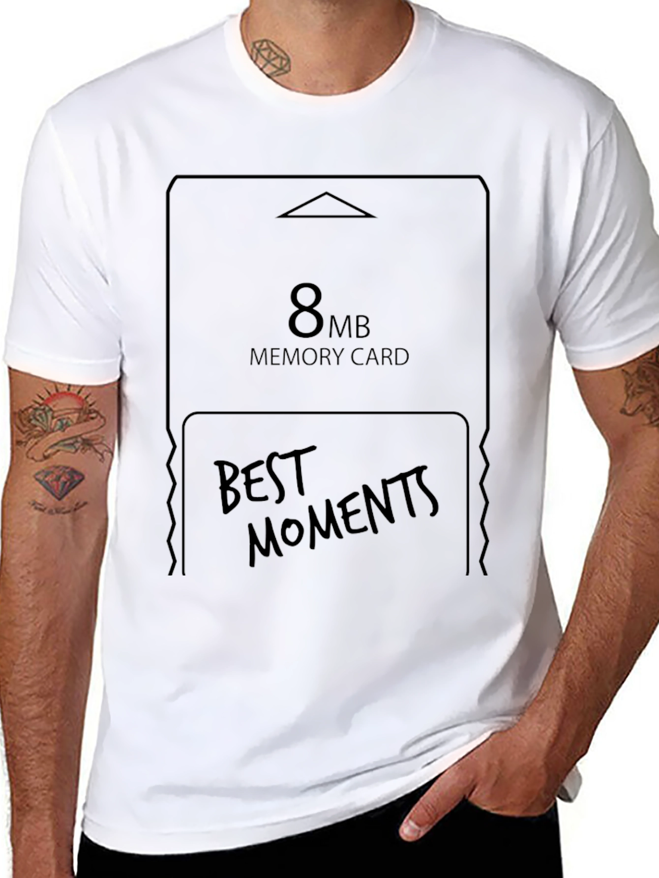 8MB Memory Card Best Moments Graphic Tee