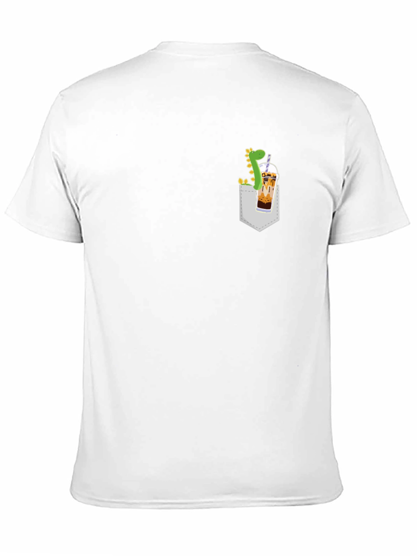 Dino Boba Pocket T-Shirt - Casual Style