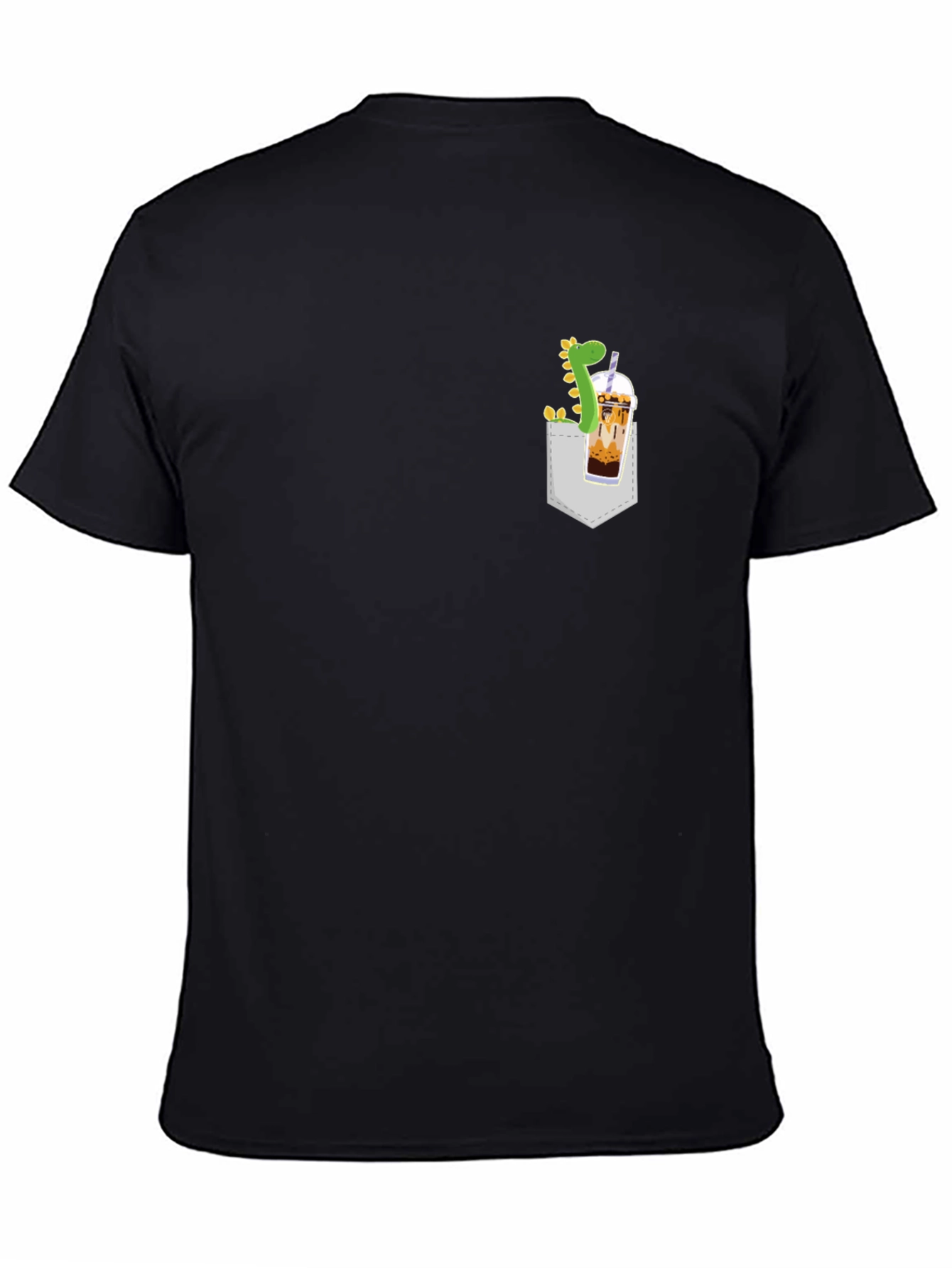 Dino Boba Pocket T-Shirt - Casual Style