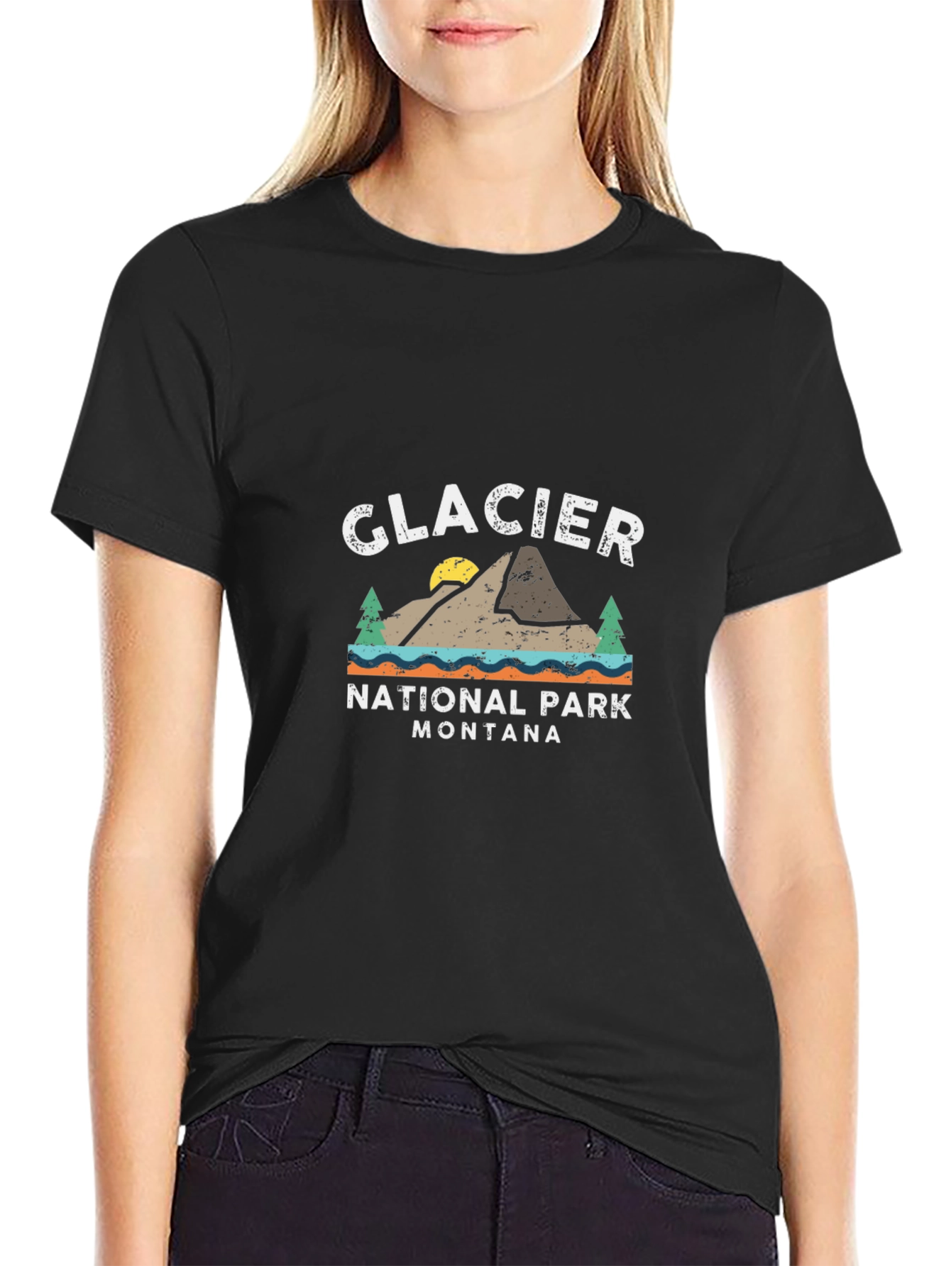 Glacier National Park Montana Graphic Tee