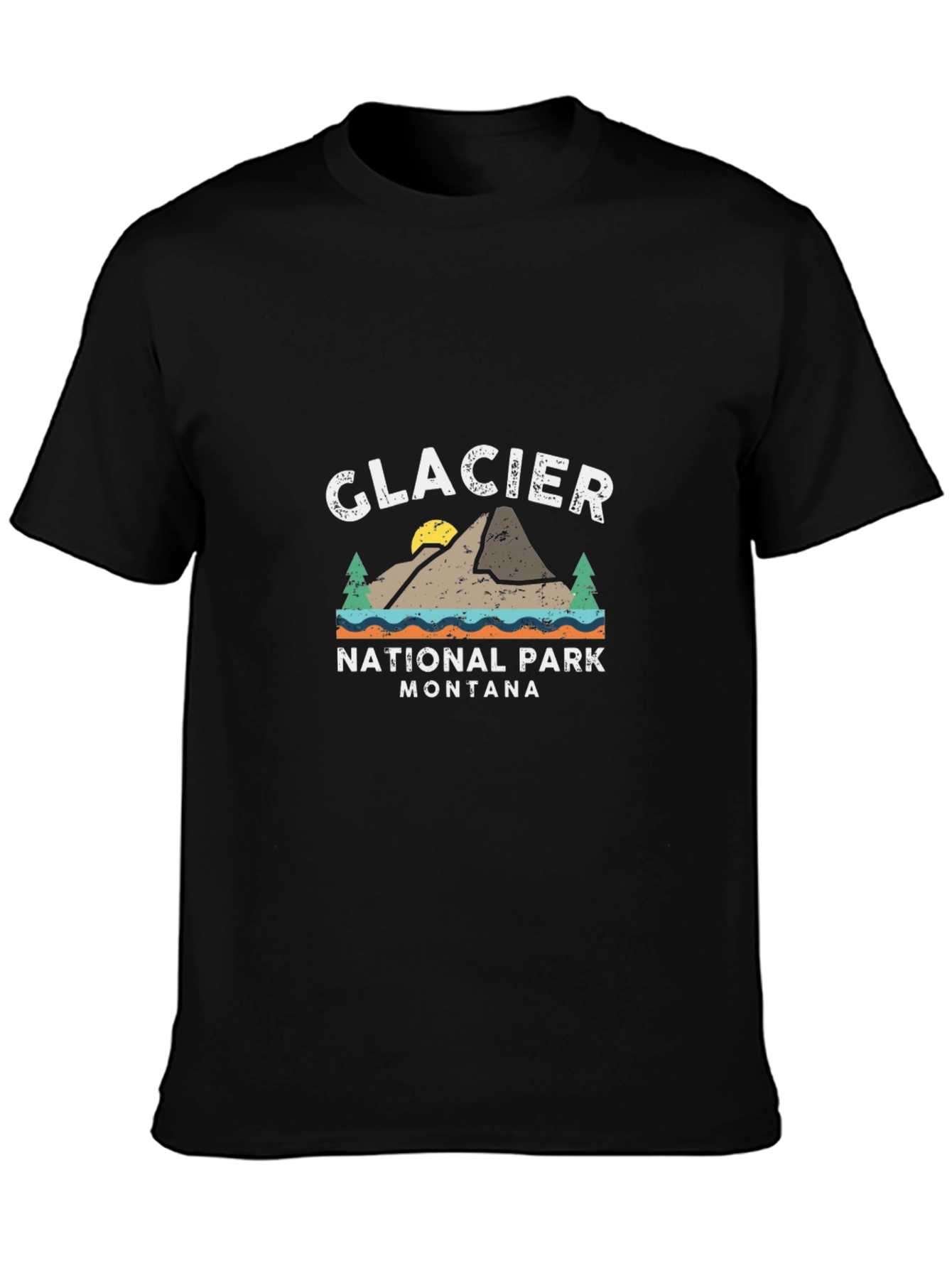 Glacier National Park Montana Graphic Tee