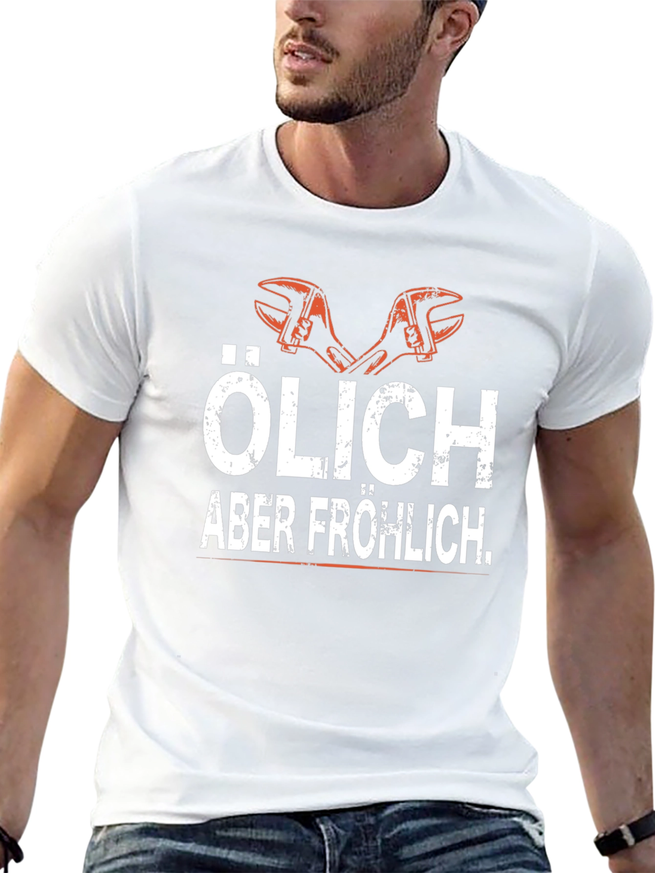 Ölich Aber Fröhlich Mechanic Wrench T-Shirt