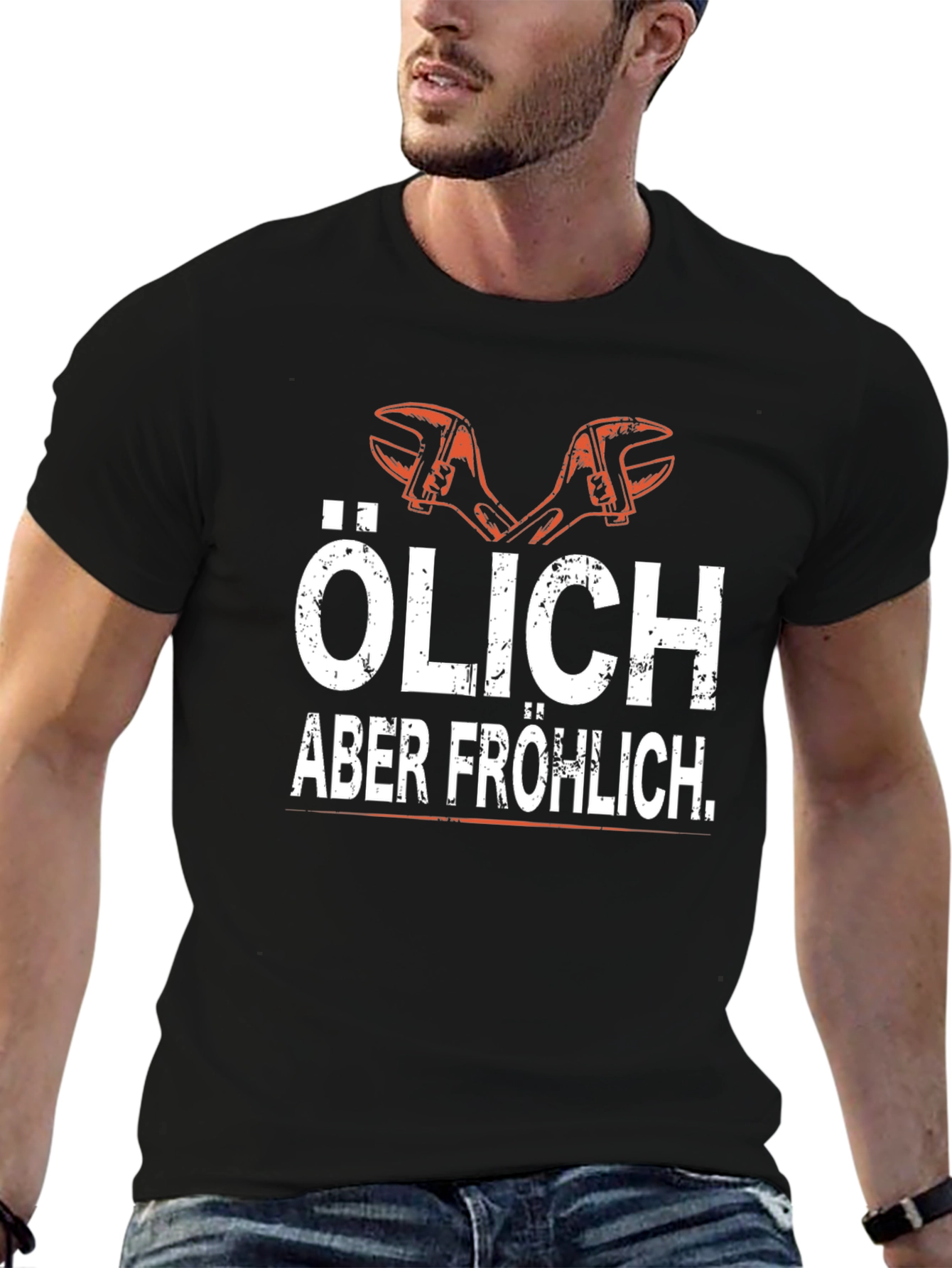 Ölich Aber Fröhlich Mechanic Wrench T-Shirt