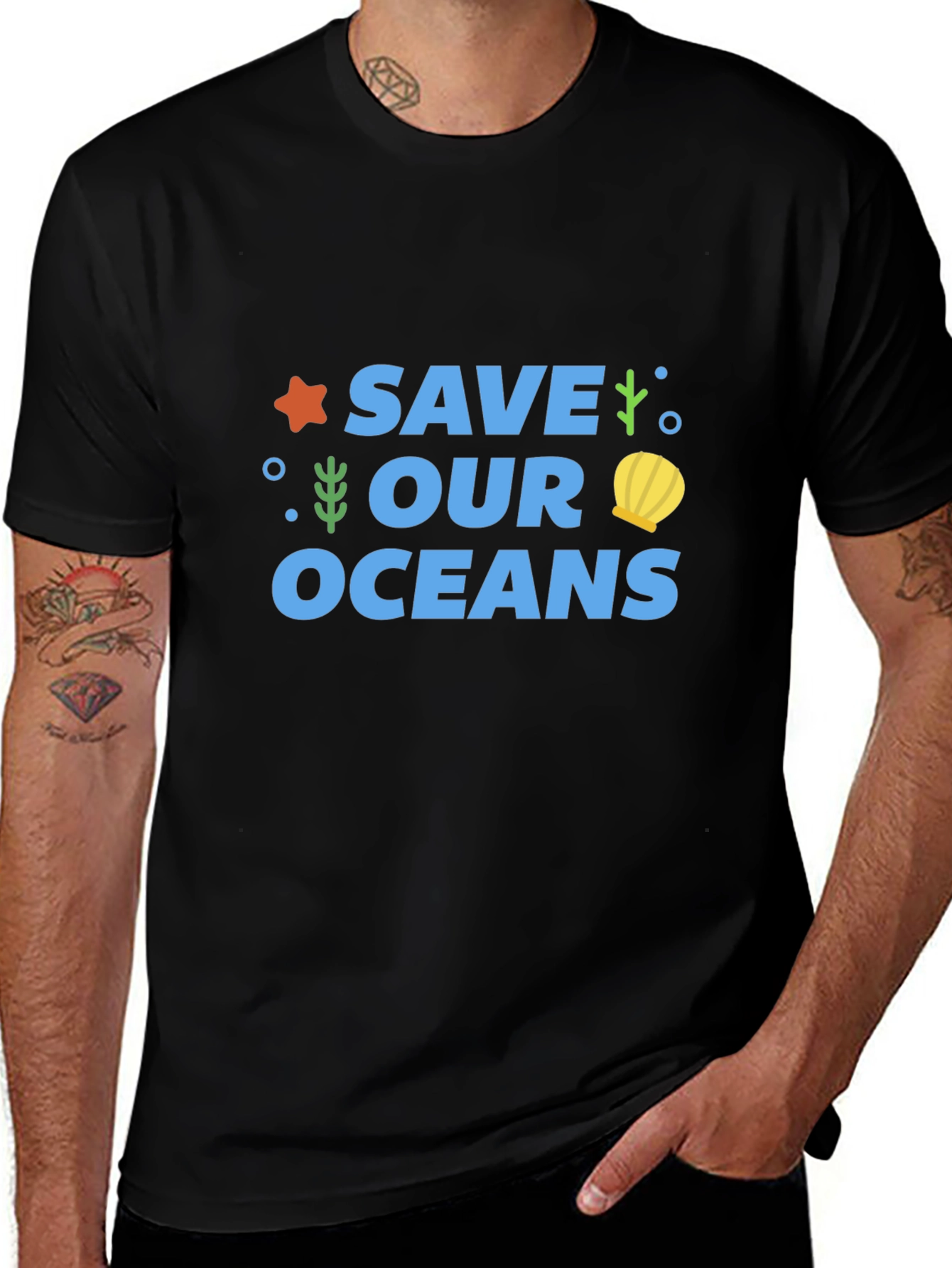 Save Our Oceans Graphic T-Shirt
