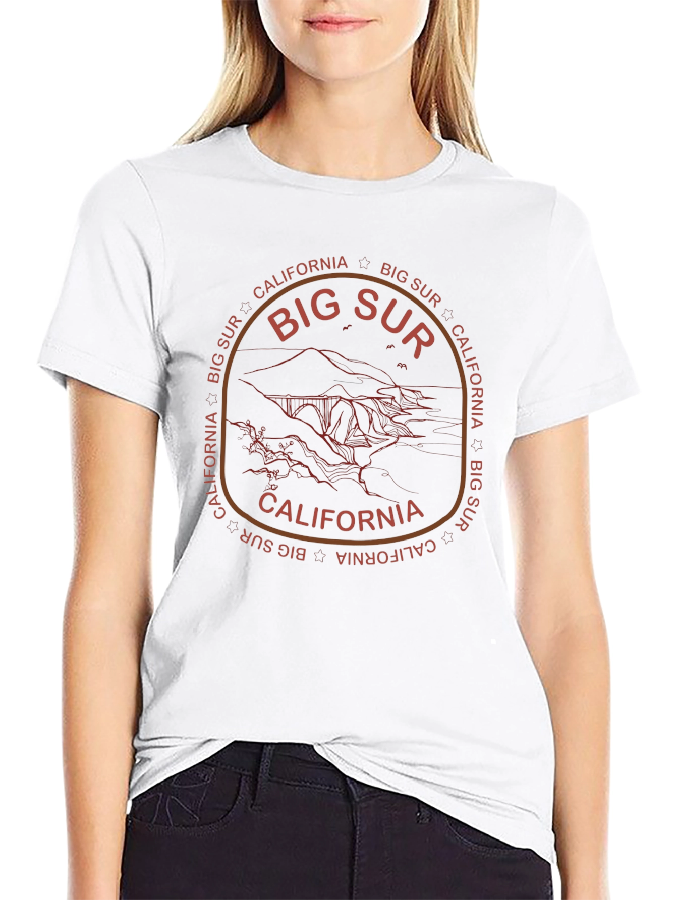Big Sur California Graphic Tee - Black