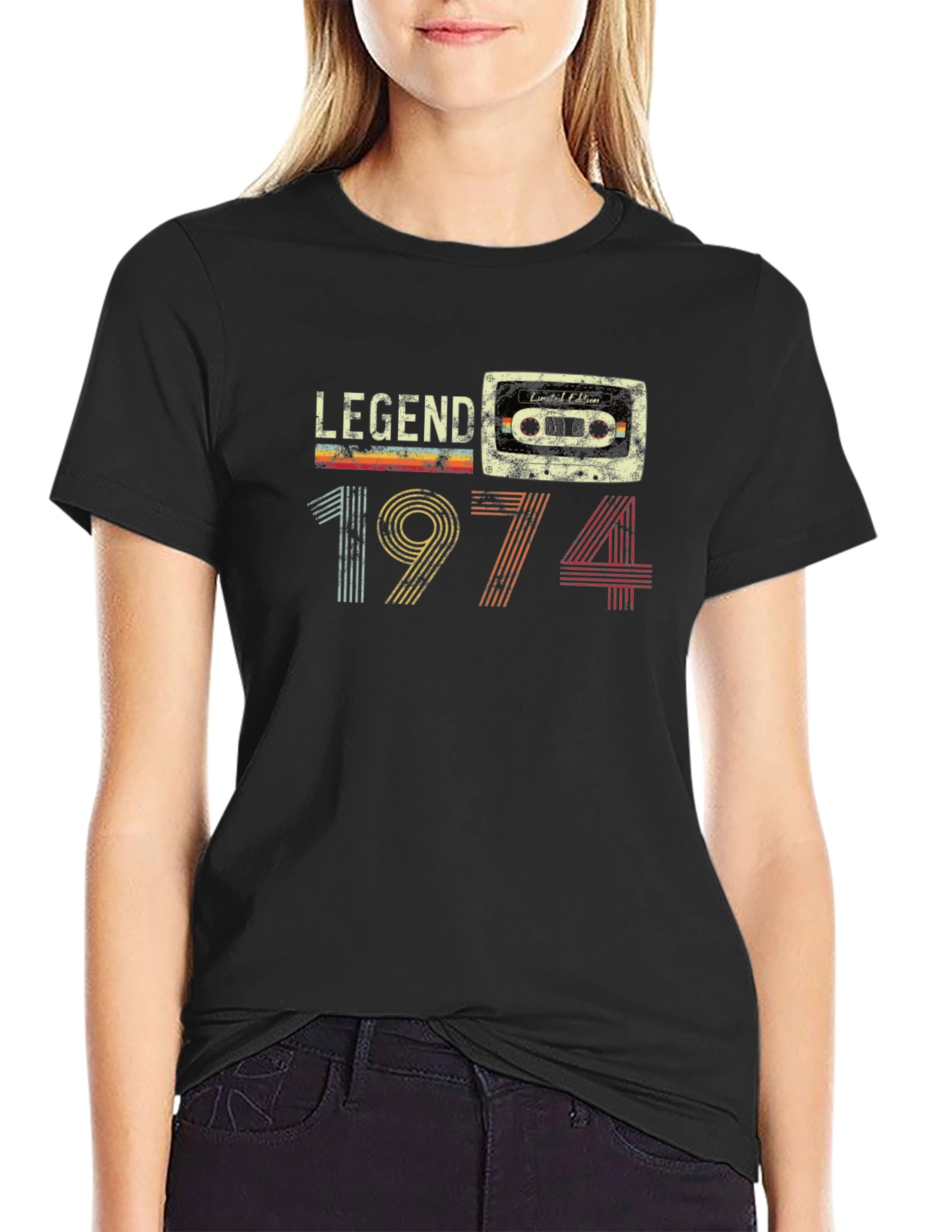 Legend 1974 Cassette Tape Graphic T-Shirt