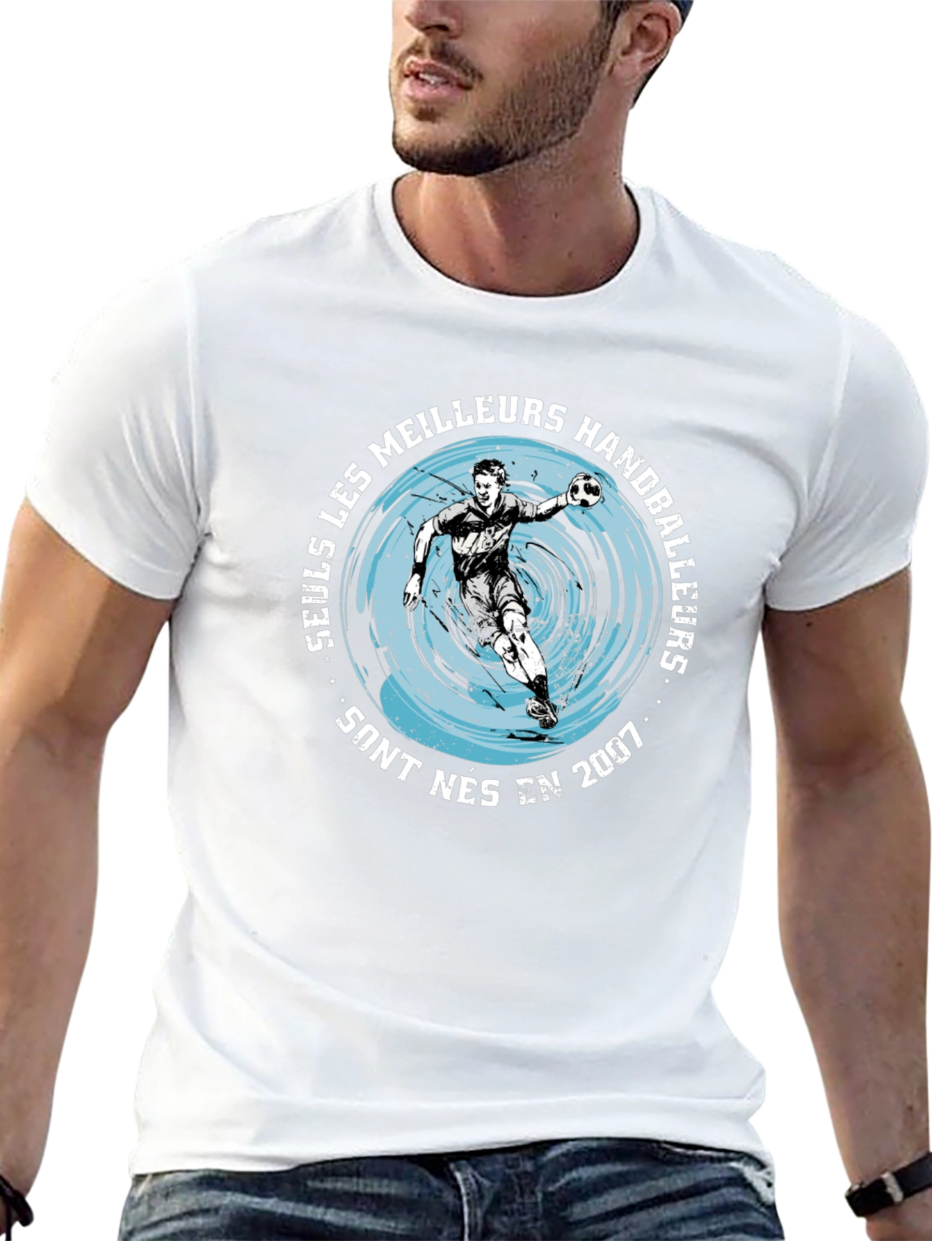Handball Player Graphic T-Shirt - Limited Edition