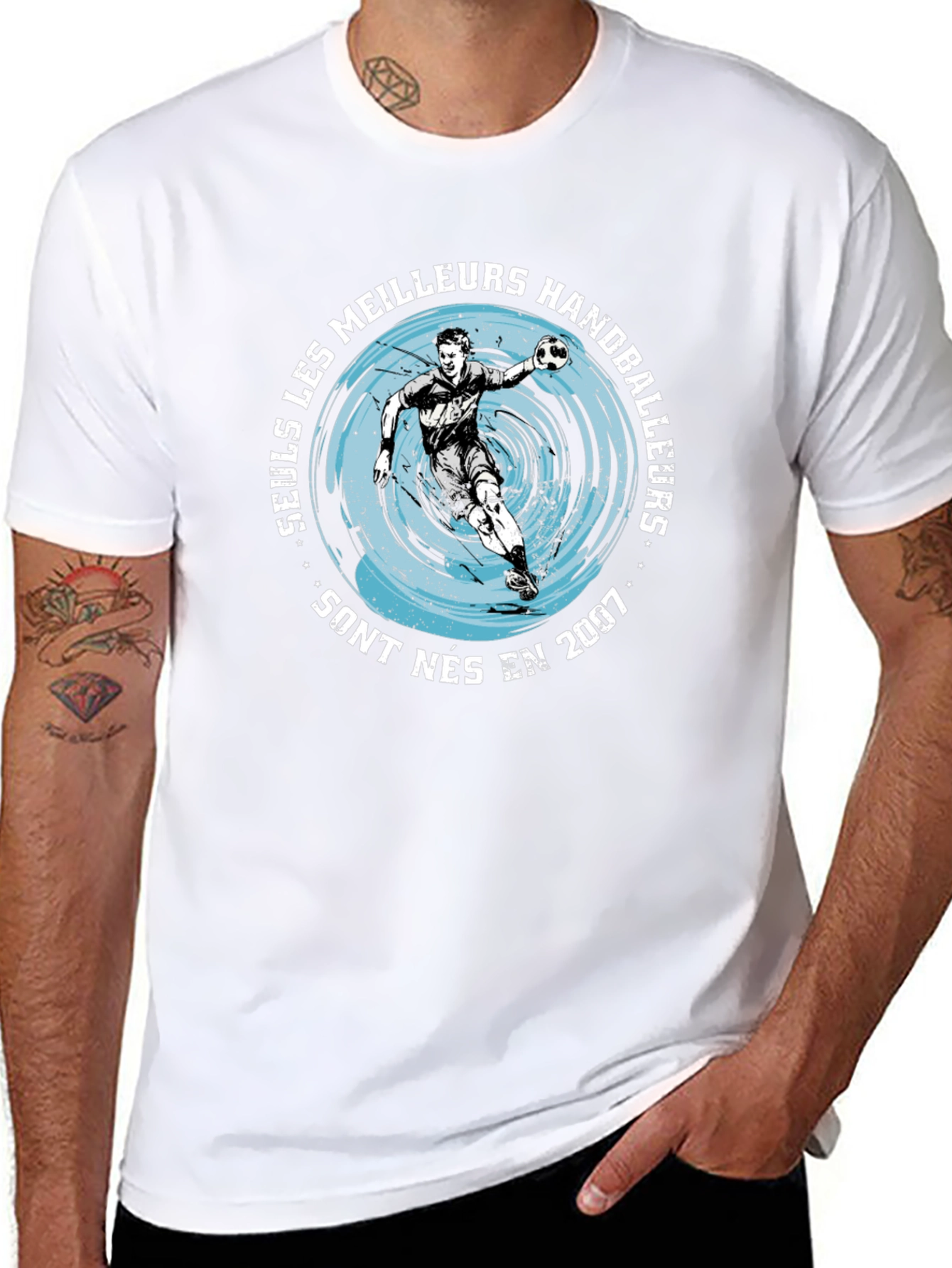 Handball Player Graphic T-Shirt - Limited Edition