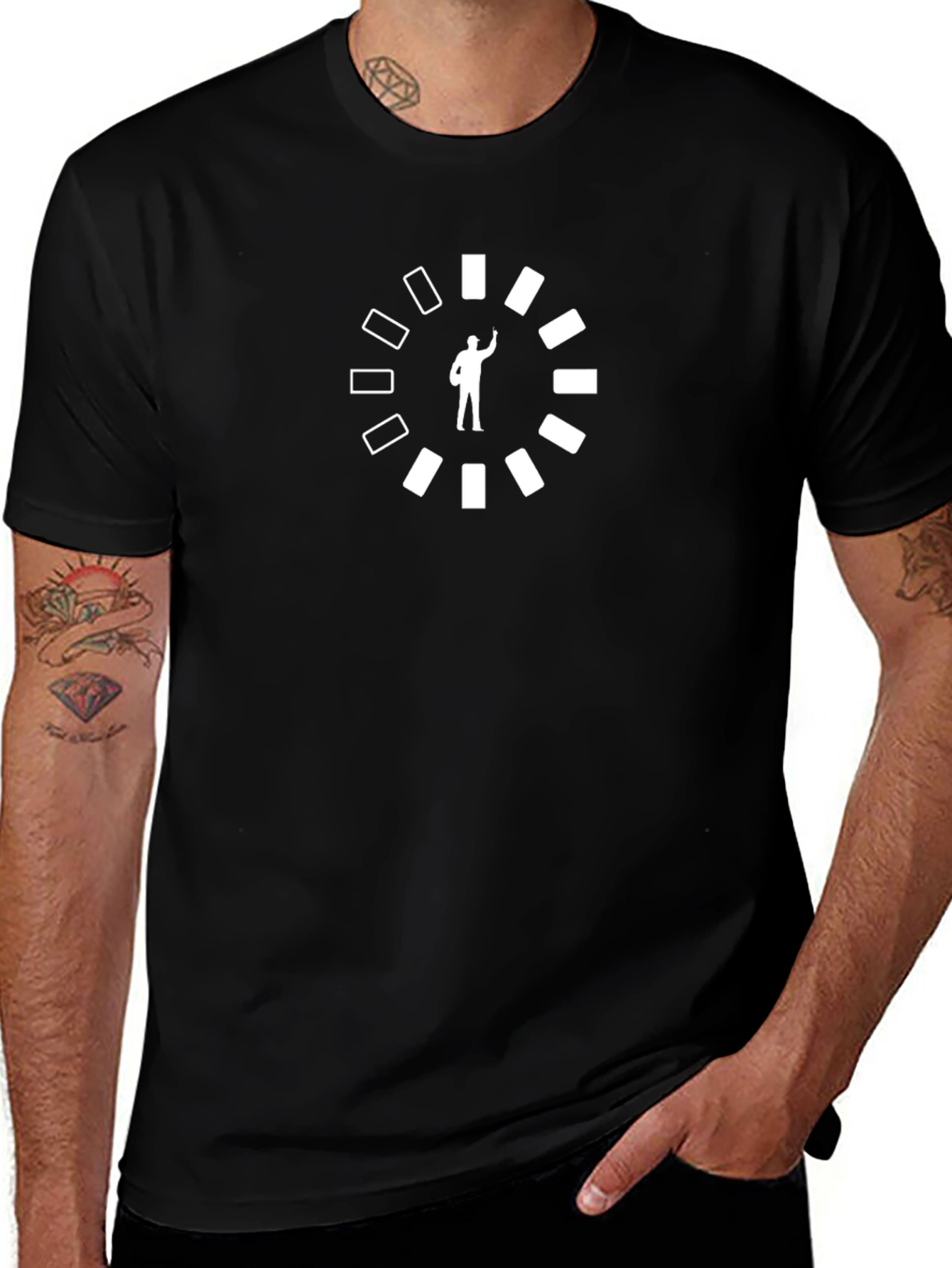 Arc Reactor Inspired Graphic T-Shirt