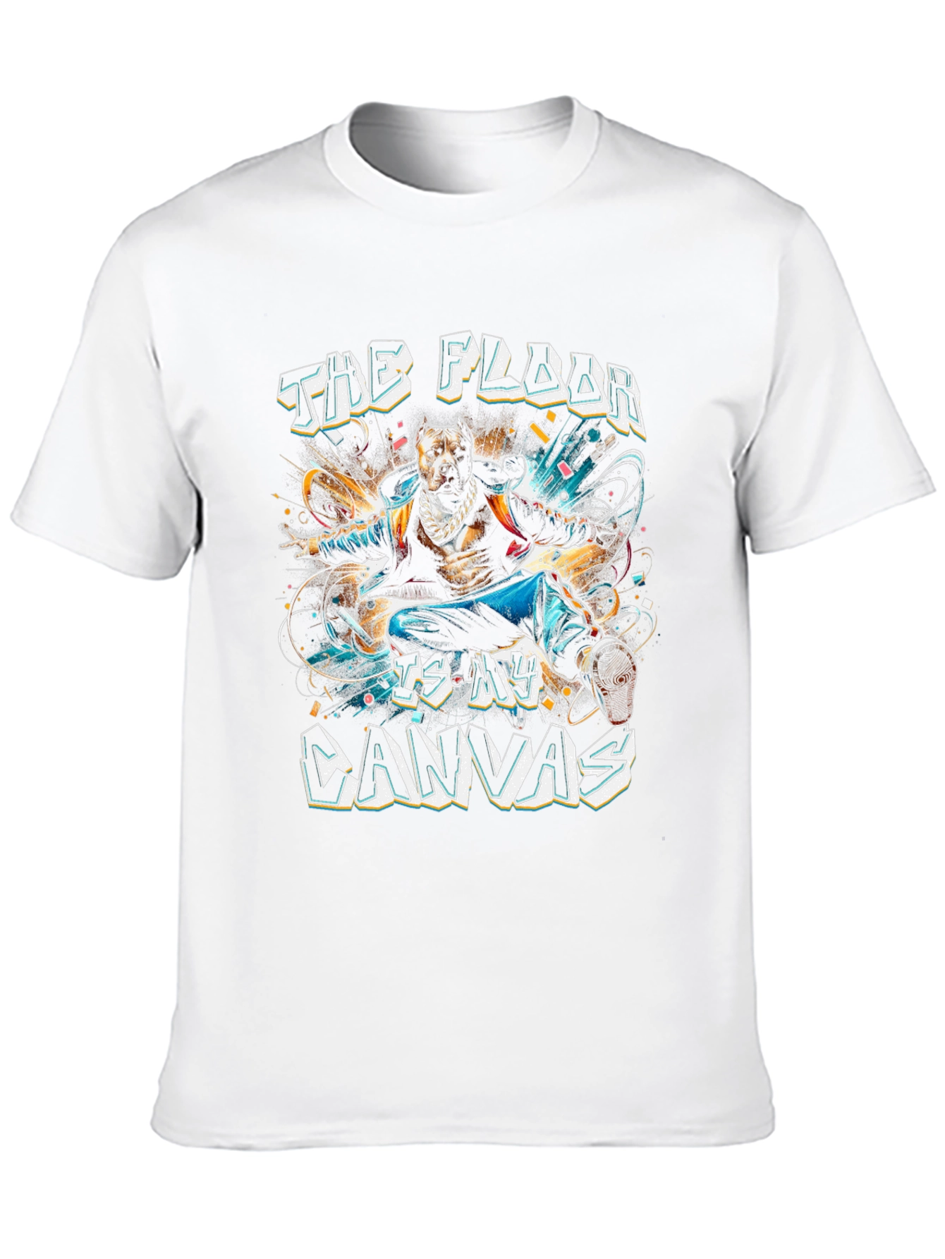 The Floor Is My Canvas Graphic Tee