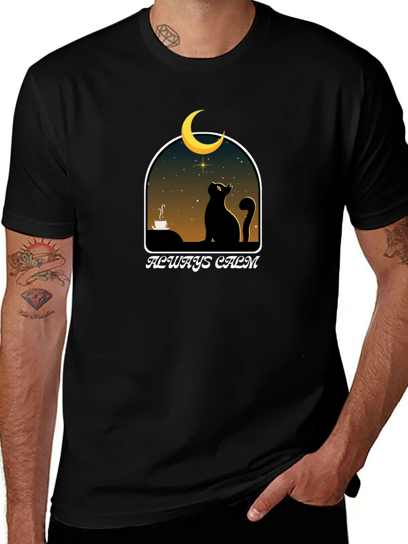 Always Calm Cat T-Shirt