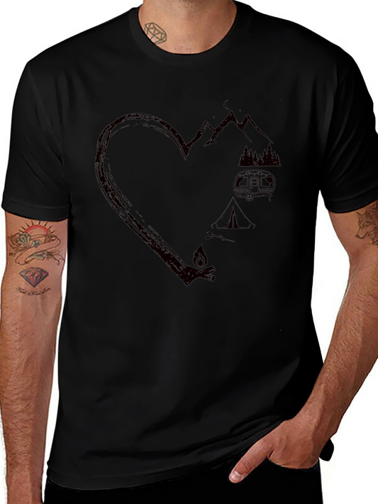 Camping Heart T-Shirt